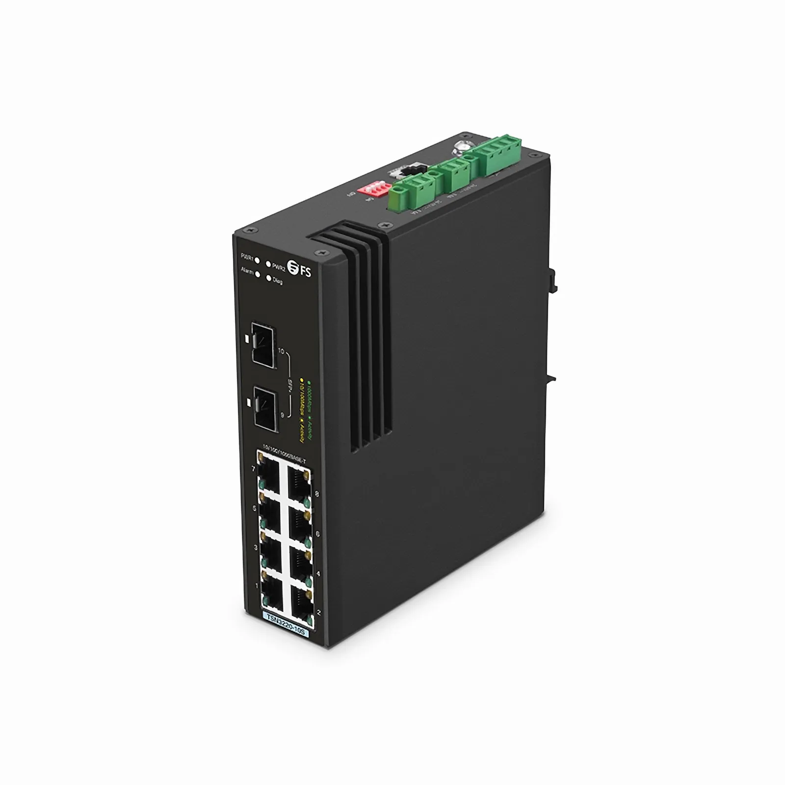 産業用 TSN3220-10S、8ポート ギガビット イーサネットL2マネージド