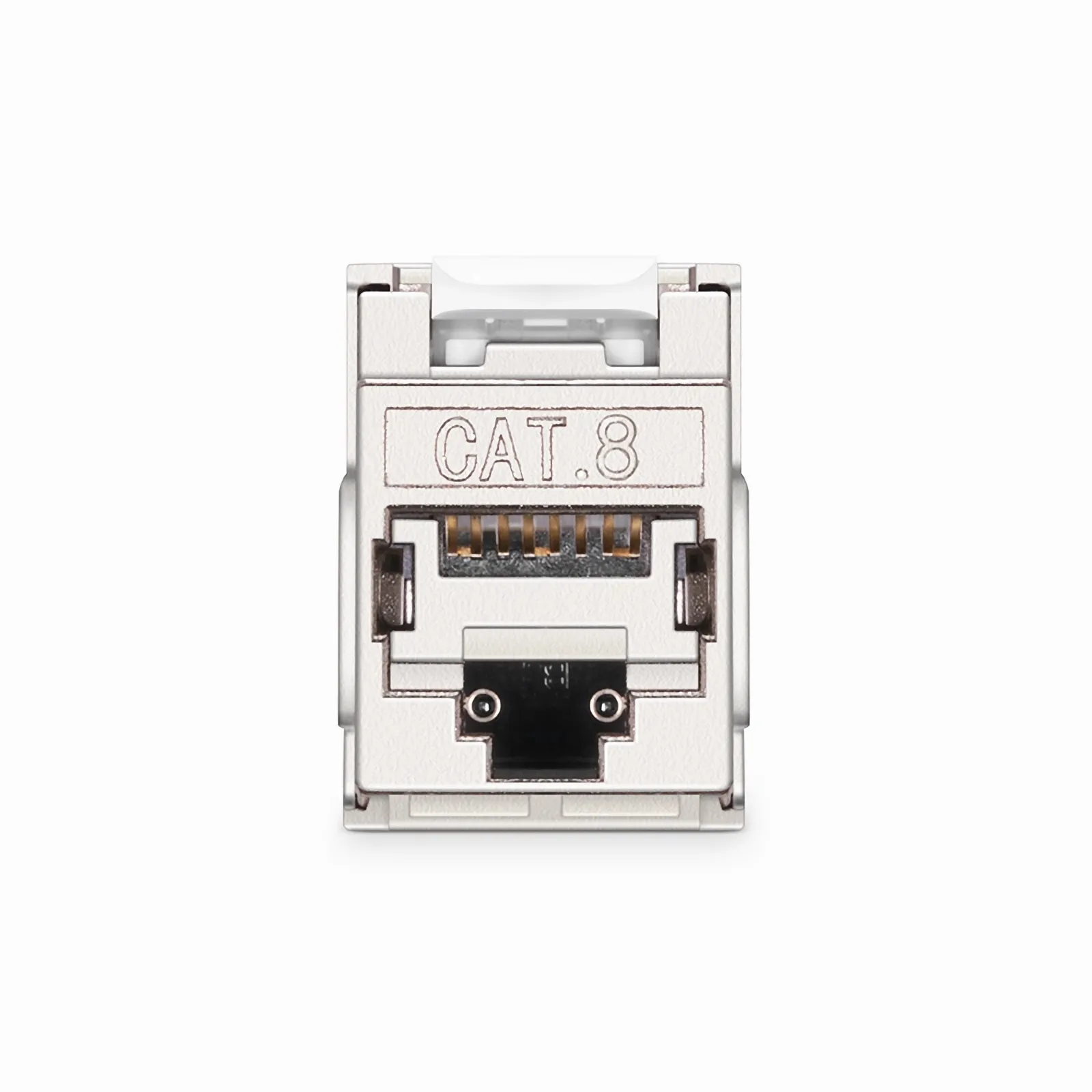 Cat8 RJ45 (8P8C) Shielded Toolless Keystone Jack (1pc/Pack)