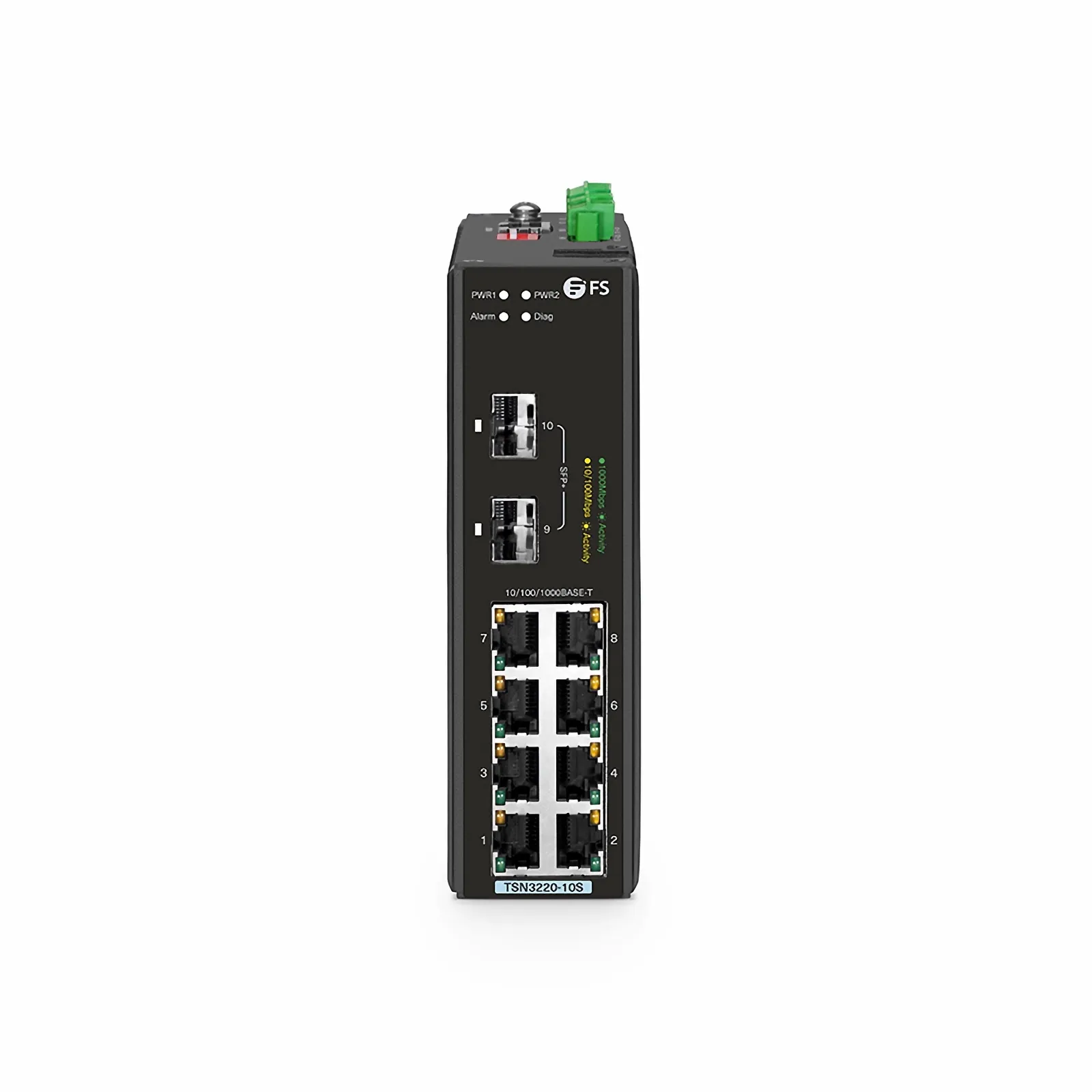 NingboSwitch2 本体 産業用 TSN3220-10S、8ポート ギガビット イーサネットL2マネージド