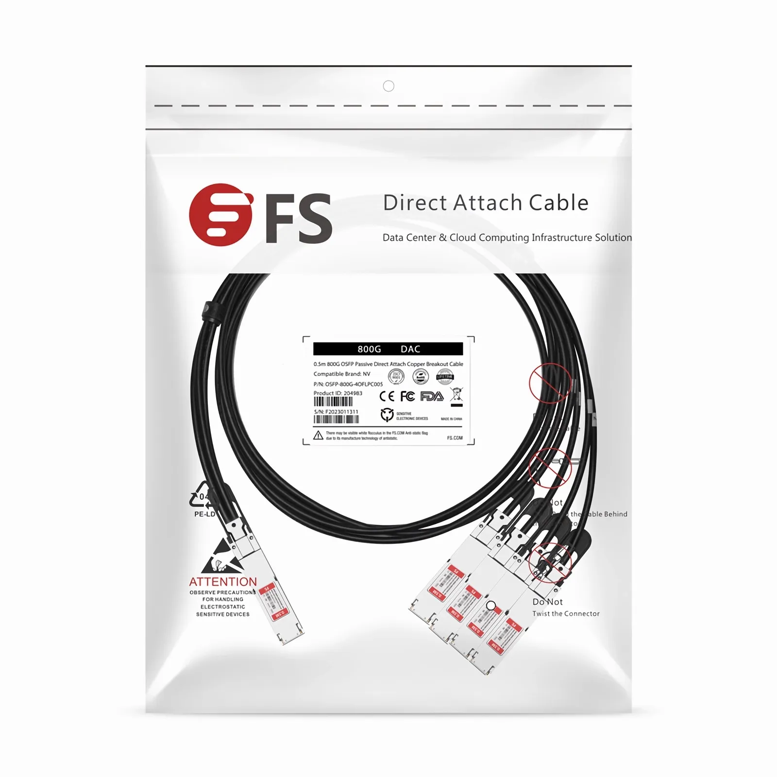 Cette image concerne OSFP-800G-4OFLPC005.