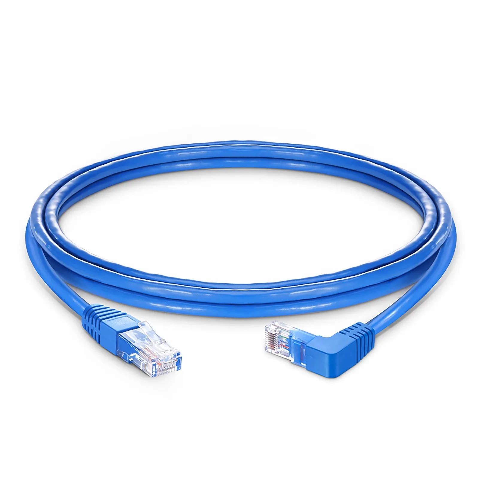 5ft (1.5m) 90 Degree Cat6 26AWG Snagless Unshielded (U/UTP) PVC CM 5ft (1.5m) 90 Degree Cat6 26AWG Snagless Unshielded (U/UTP) PVC CM