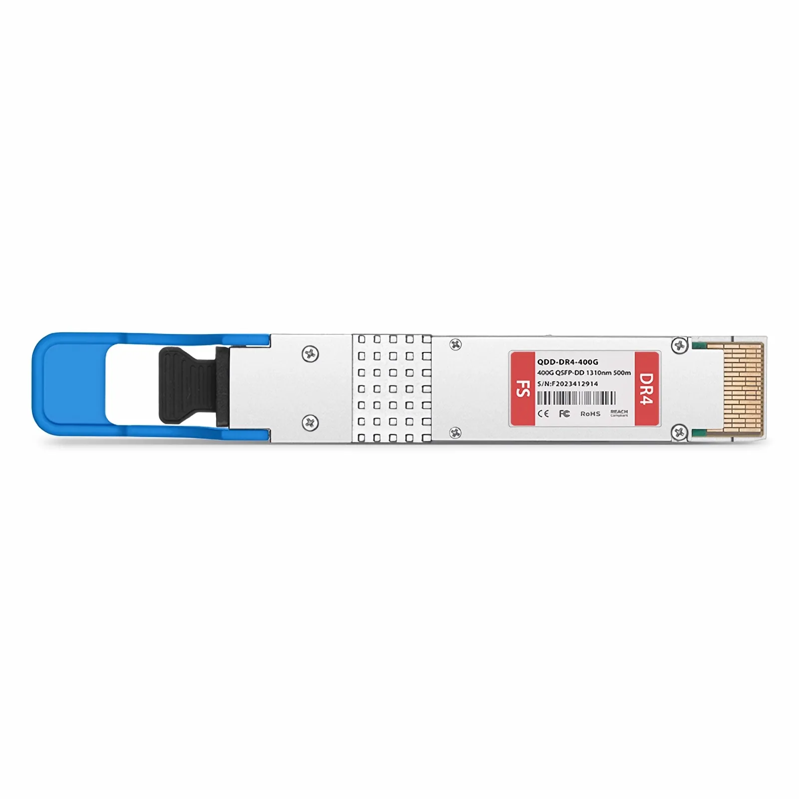 Customized 400GBASE-DR4 QSFP-DD 8 x 50G PAM4 1310nm 500m MPO-12/APC SMF Transceiver Module