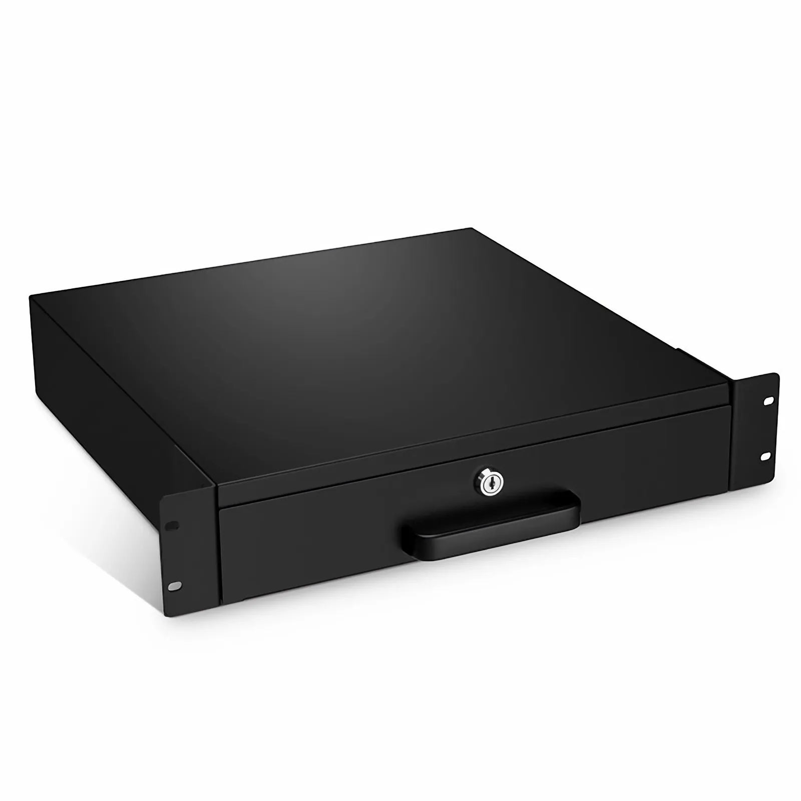2U Lockable Rackmount Drawer - FS.com Europe