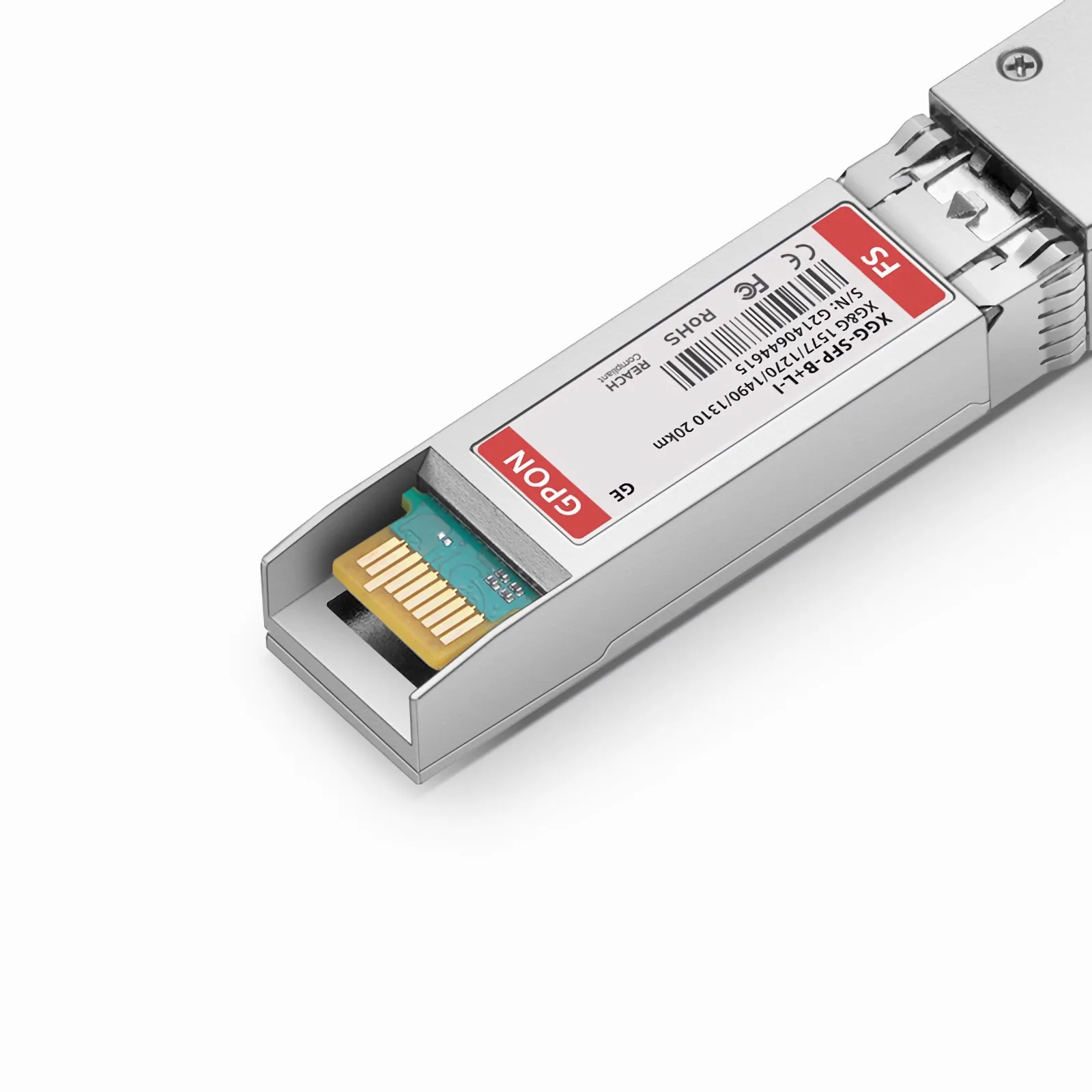 Generic Compatible XG-PON&GPON Combo OLT SFP+ 1577nm-TX/1270nm-RX and 1490nm-TX/1310nm-RX Class B+ 20km Simplex SC/UPC SMF Transceiver Module (Industrial)