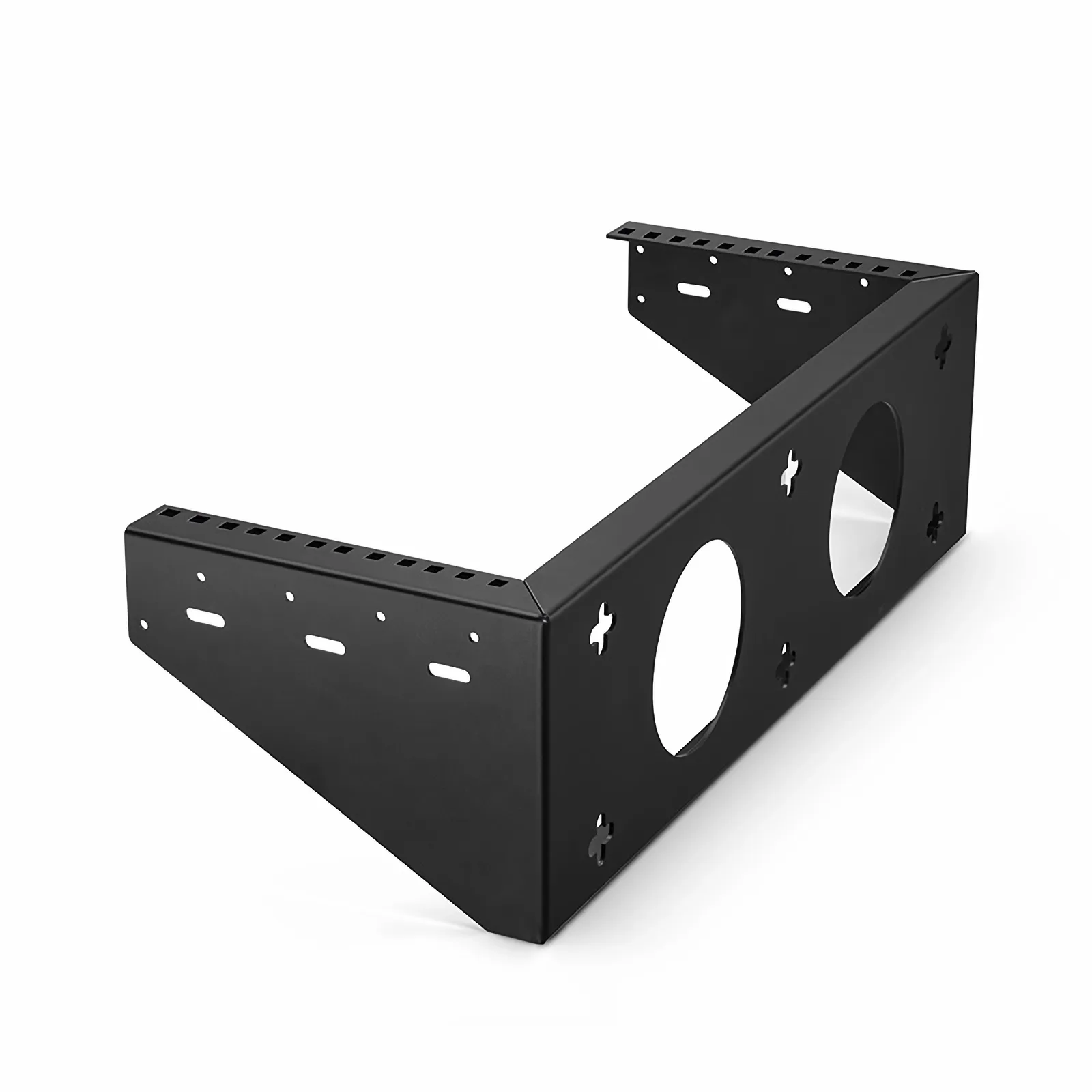 4U 19'' Vertical Wall Mount Rack Bracket for IT/AV/Network Equipment ...