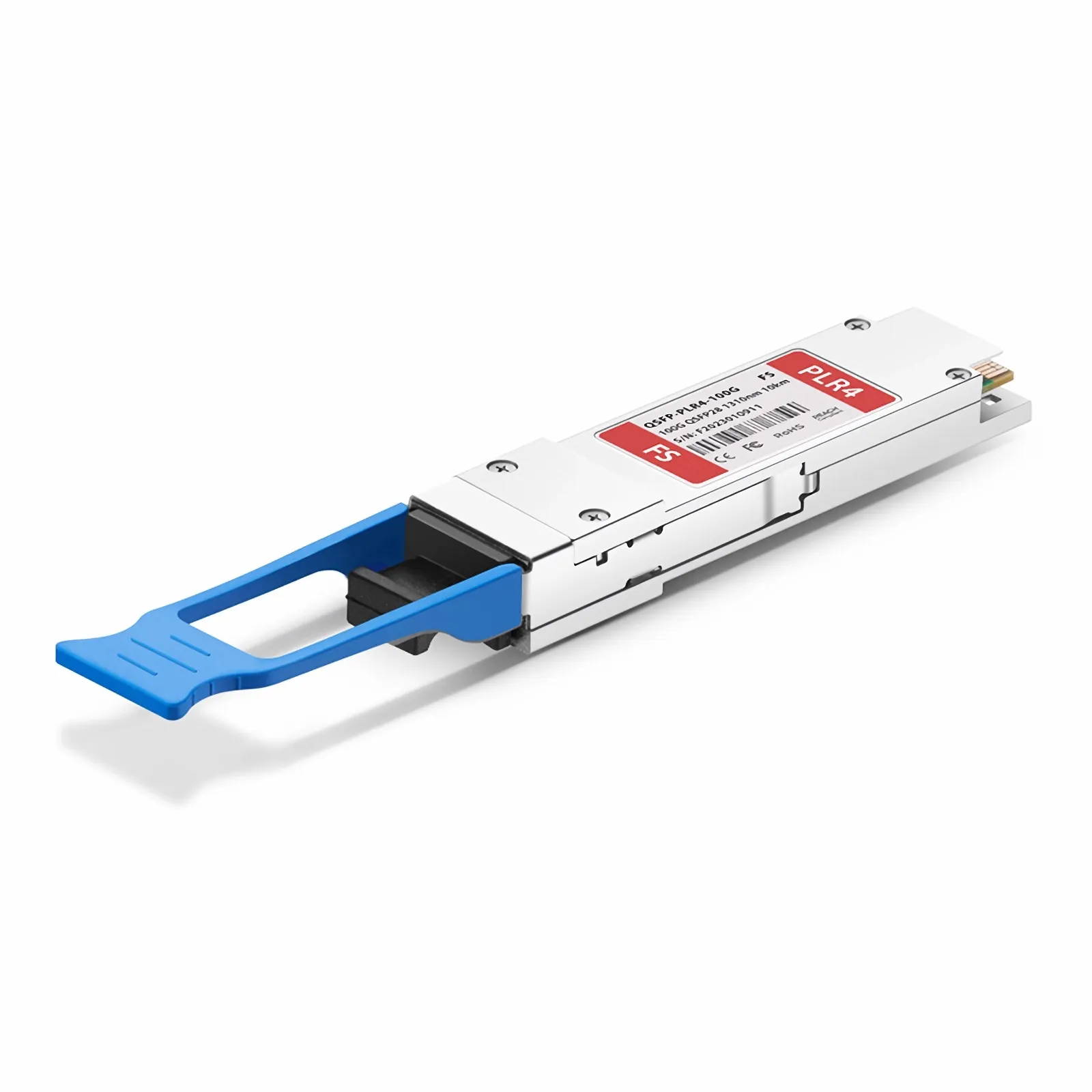FSスイッチ対応 100GBASE-PLR4 QSFP28 4×25G NRZ光トランシーバー
