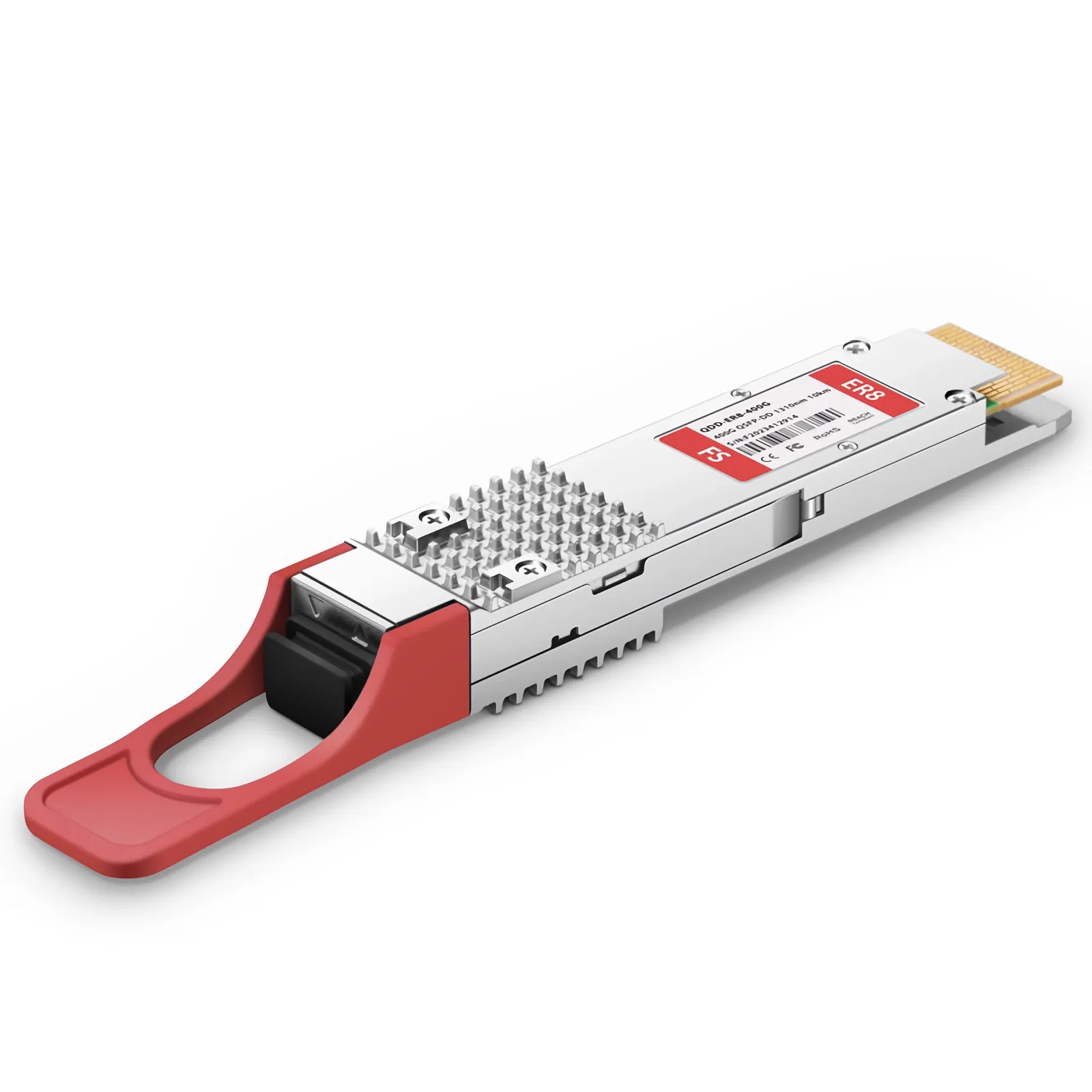 Cisco Compatible 400GBASE-ER8 QSFP-DD 8 x 50G PAM4 1310nm 40km Duplex LC/UPC SMF Transceiver Module