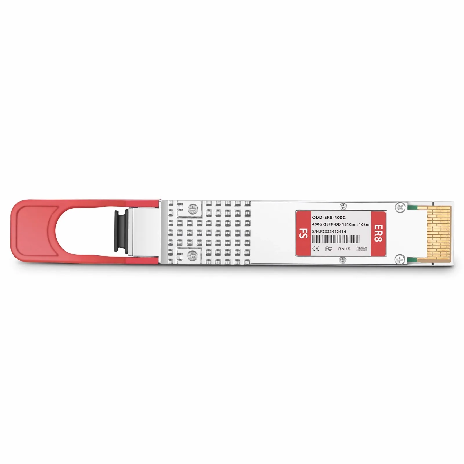 Cisco Compatible 400GBASE-ER8 QSFP-DD 8 x 50G PAM4 1310nm 40km Duplex LC/UPC SMF Transceiver Module