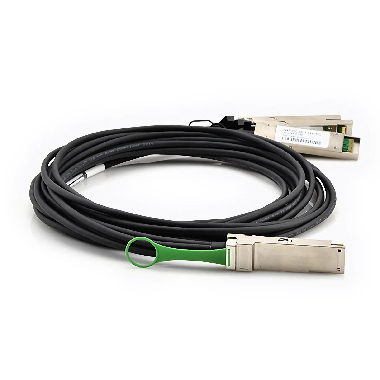 Customized 40G QSFP+ to 4 x 10G XFP Passive Copper Breakout Cable