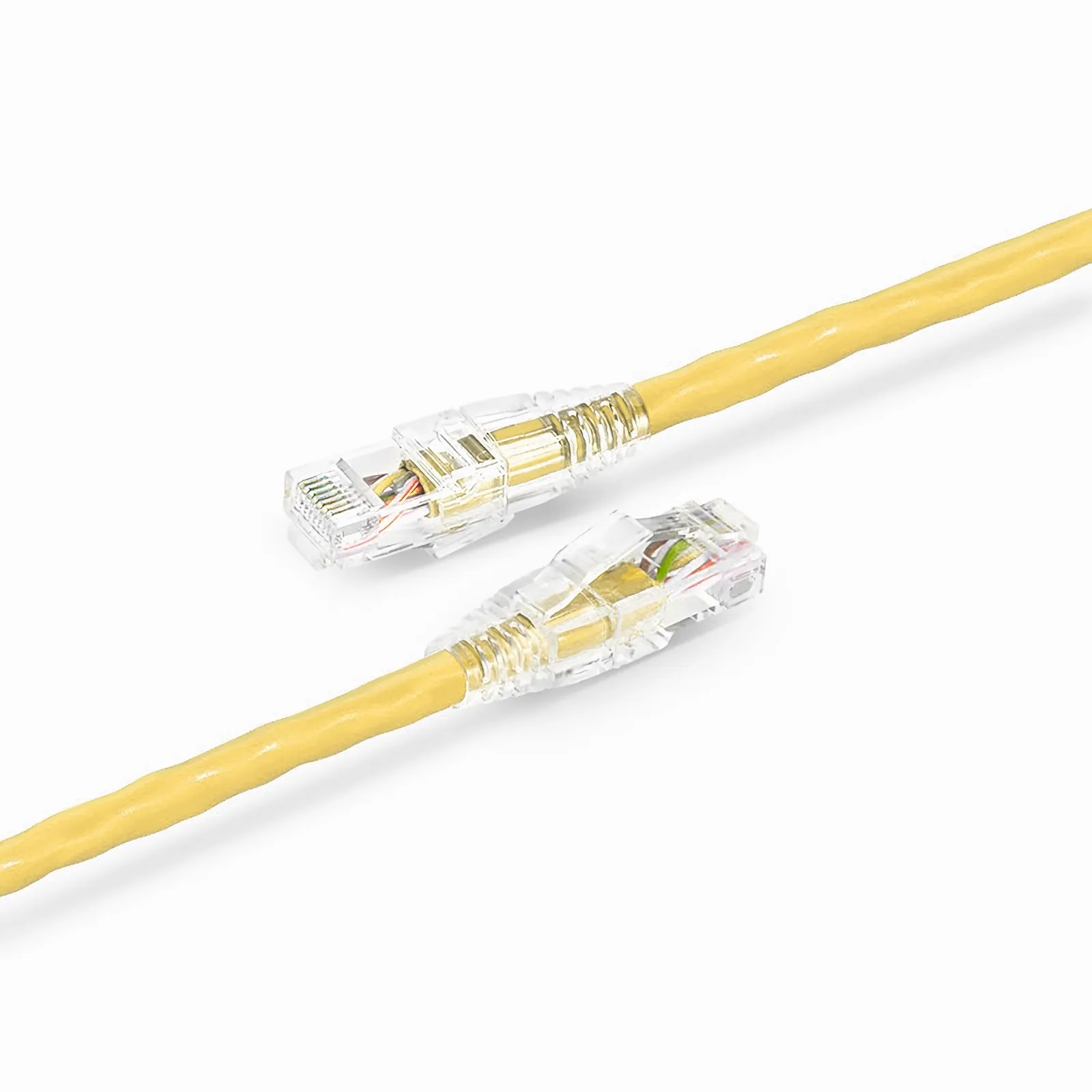 6in Cat6 Snagless Unshielded Ethernet Patch Cable, Yellow - FS.com