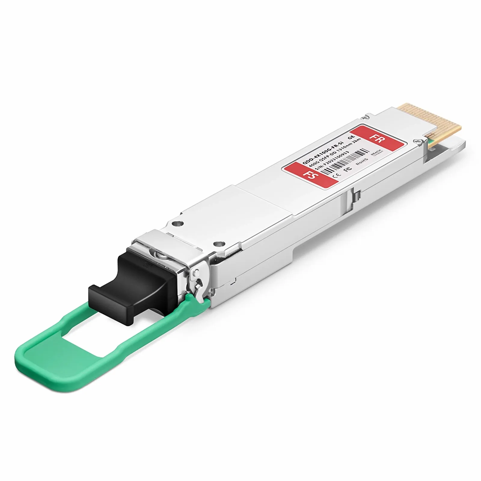 Generic Compatible 400GBASE-FR QSFP-DD 8 x 50G PAM4 1310nm 2km MPO-12/APC SMF SiPh-Based Transceiver Module