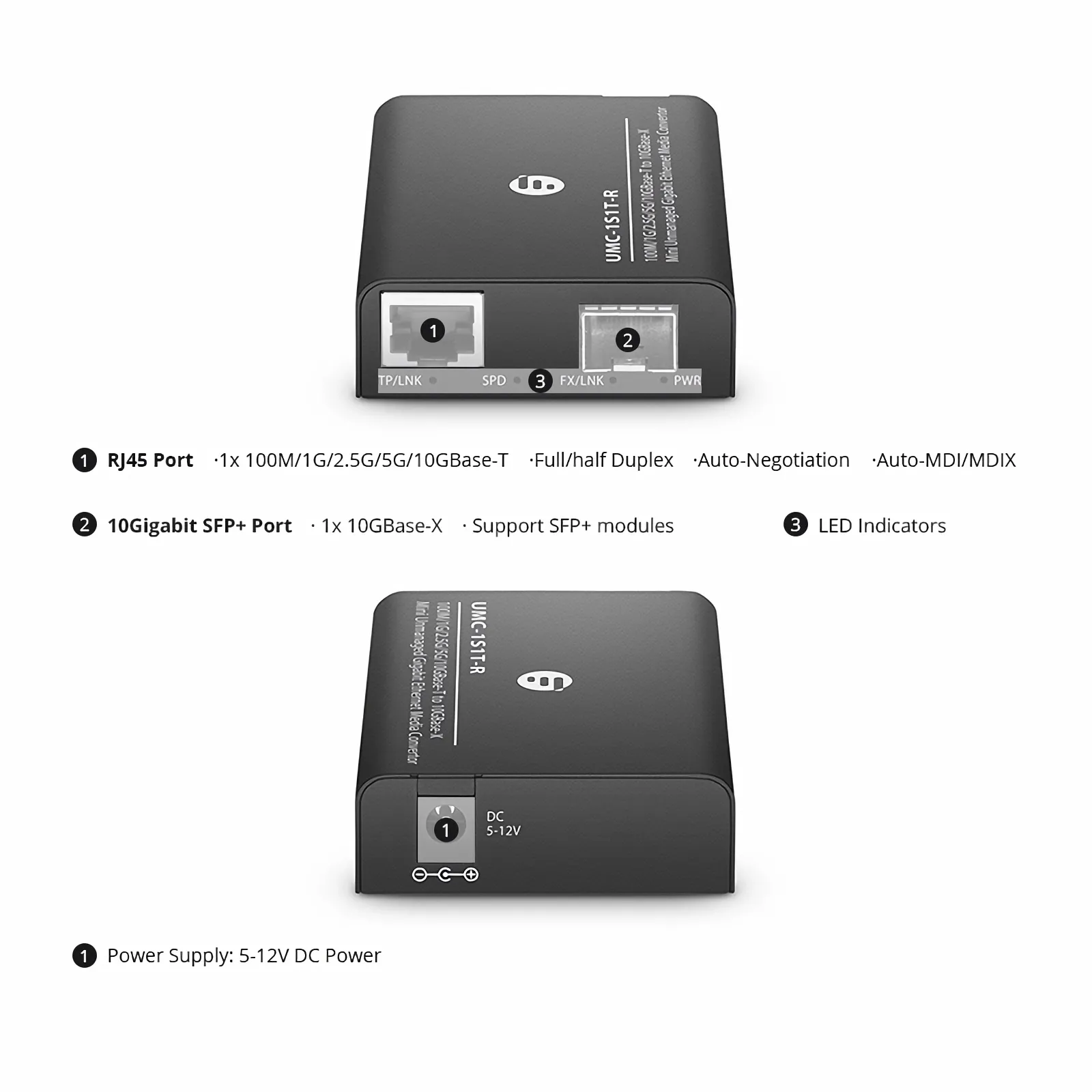 アメリカンプラグ規格、日本で使用可能 Miniアンマネージド 1x 100M/1G