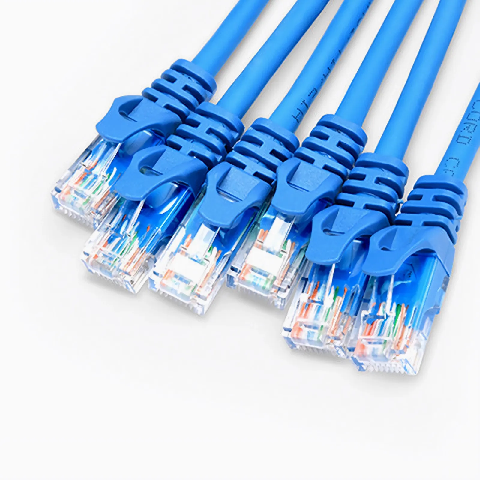 3m シールドなし（6プラグ - 6プラグ、PVC CMR、青色） | Cat6準拠事前