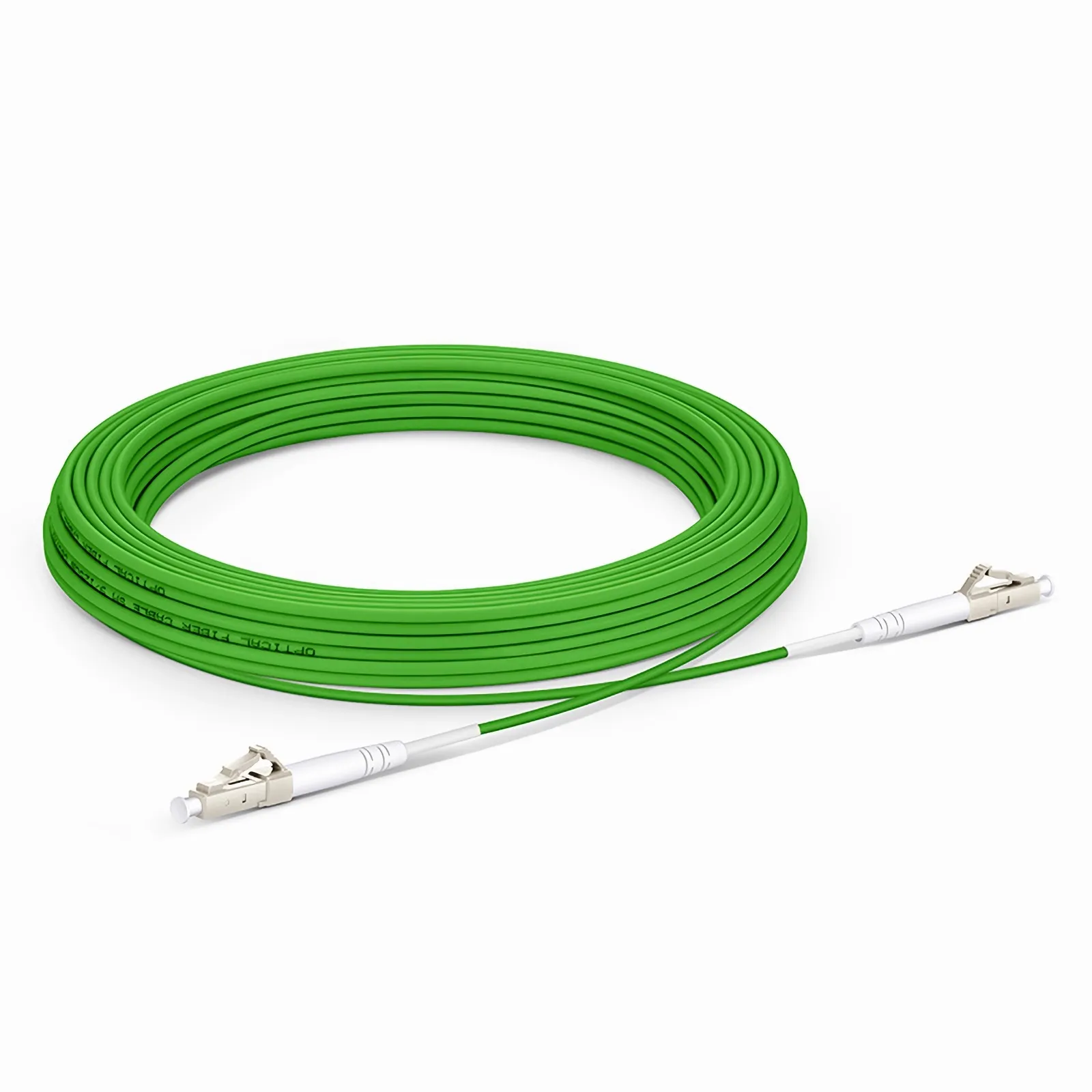 15m (49ft) Fiber Patch Cable, 1 Fiber, LC UPC Simplex to LC UPC Simplex ...