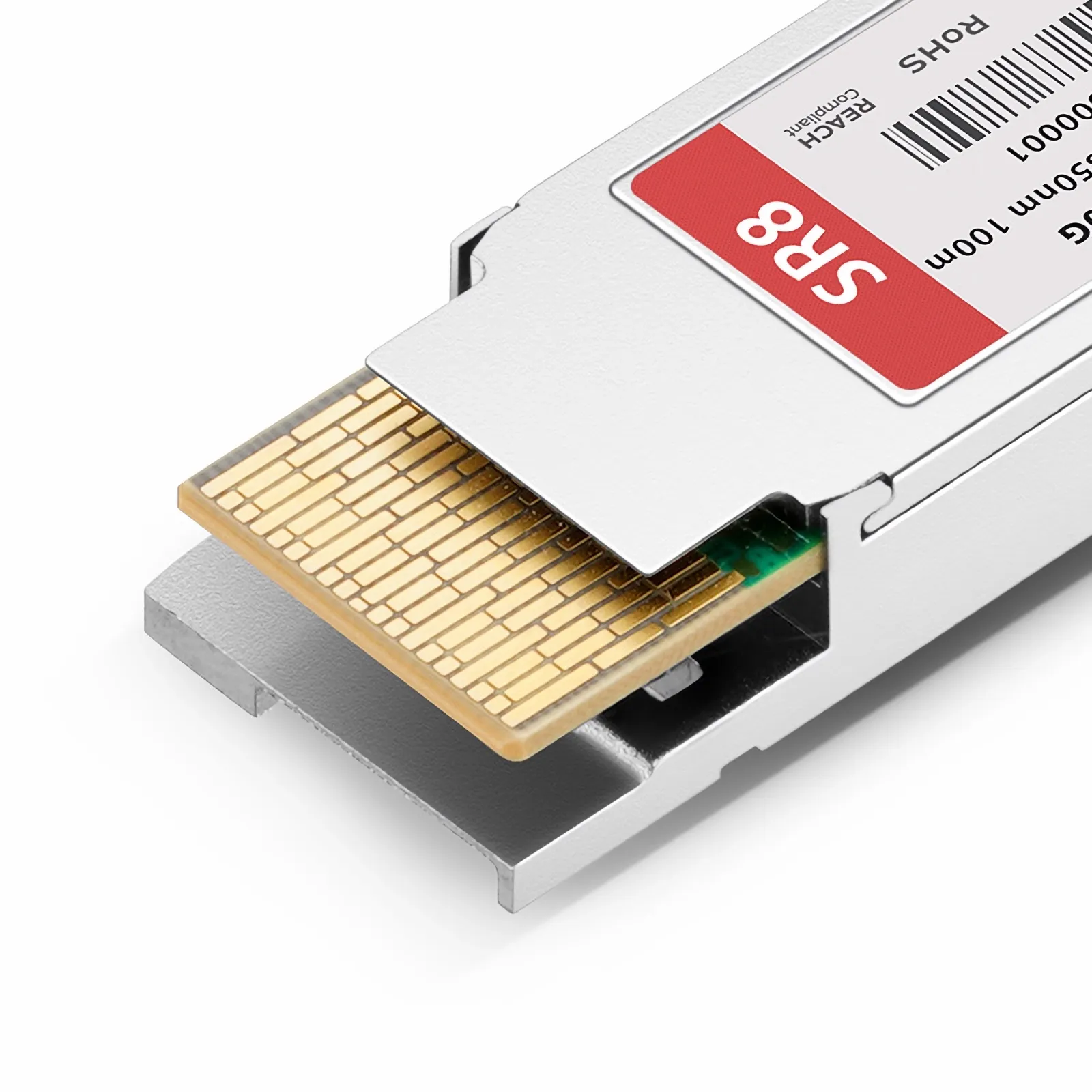 Customized 400GBASE-SR8 QSFP-DD 8 x 50G PAM4 850nm 100m MPO-16/APC MMF Transceiver Module