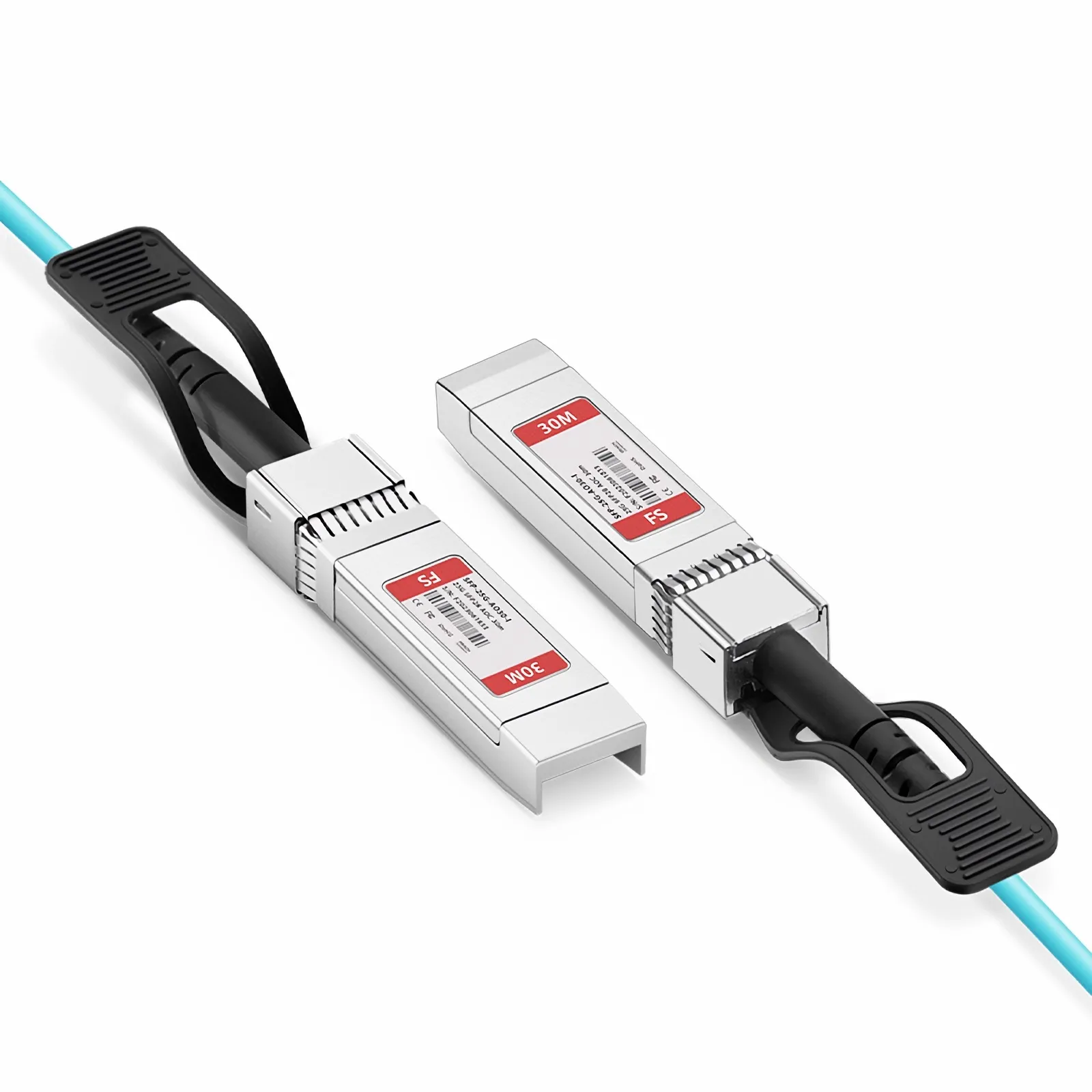 産業用 30m(98ft) Cisco互換 25G SFP28アクティブ光ケーブル(AOC) - FS