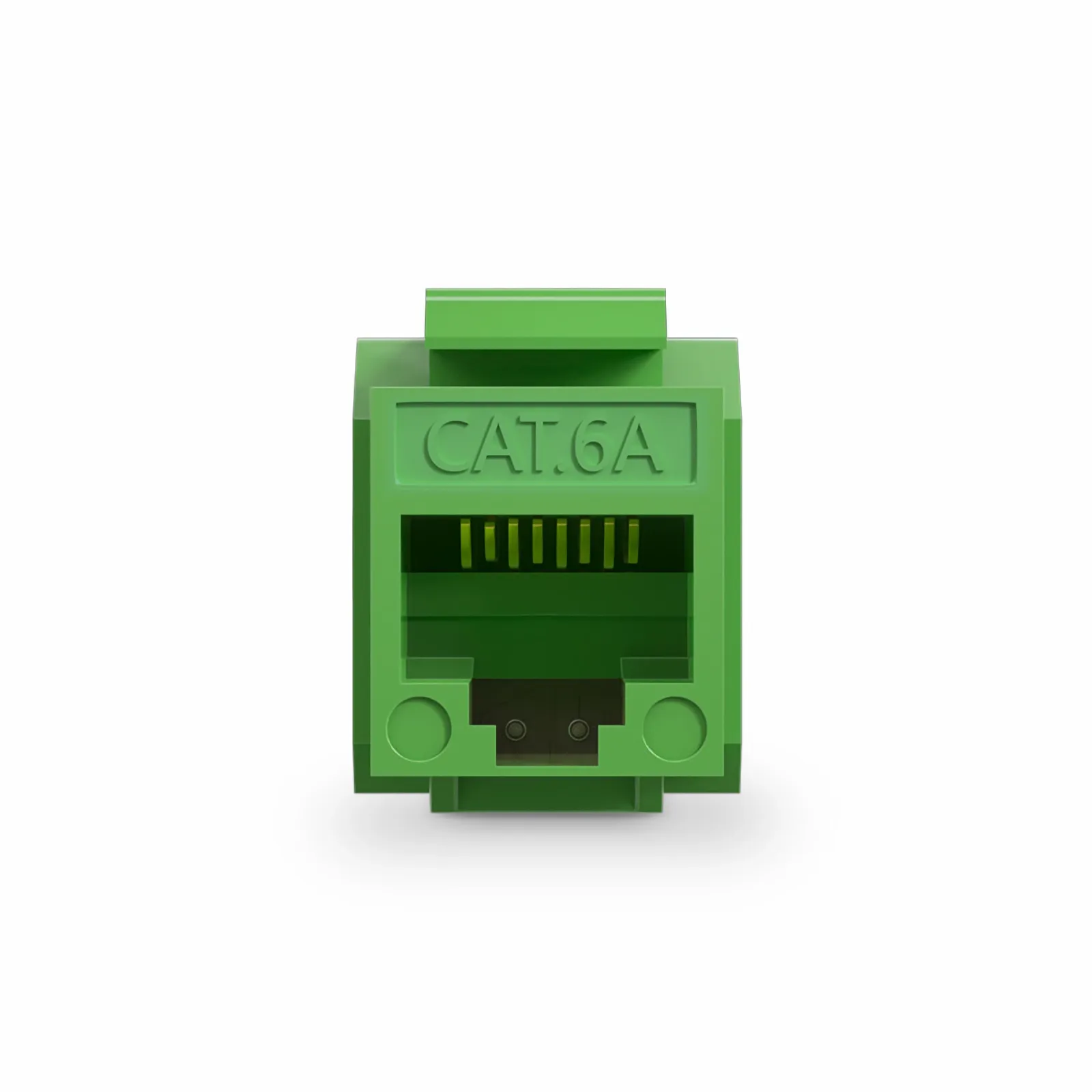 Cat6a RJ45(8P8C) シールドなし パンチダウン キーストーンジャック