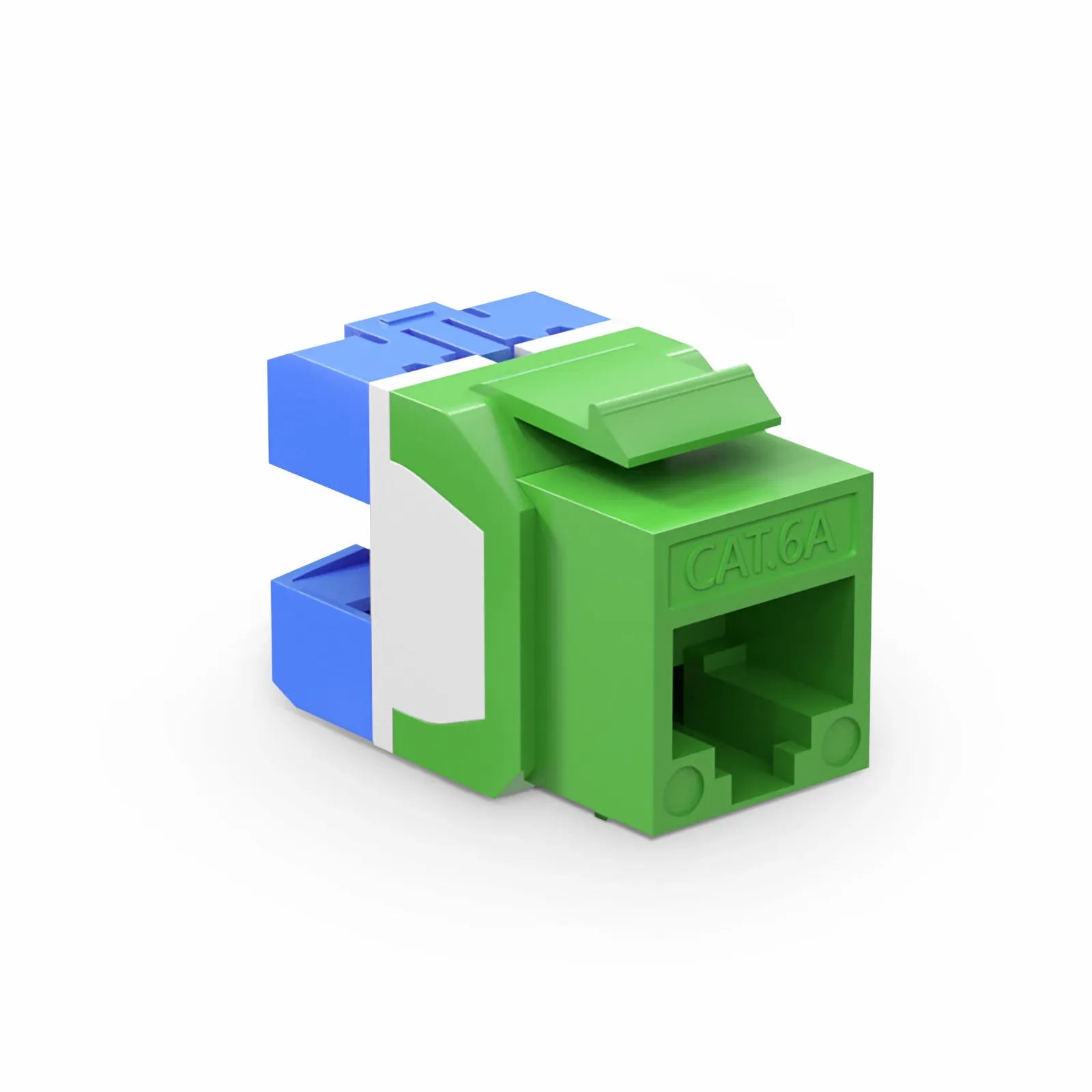 Cat6a RJ45(8P8C) シールドなし パンチダウン キーストーンジャック