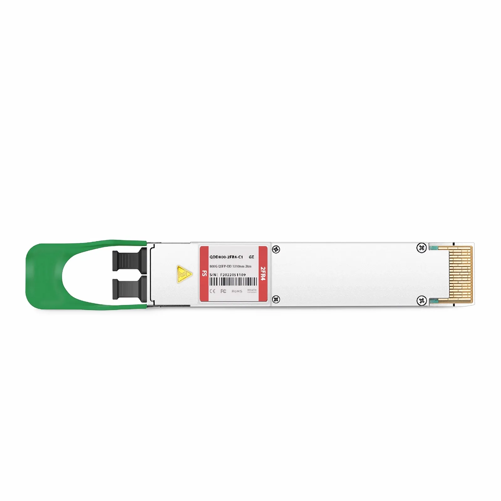 Customized 800GBASE-2FR4 QSFP-DD 8 x 100G PAM4 1310nm 2km Dual Duplex CS/UPC SMF Transceiver Module