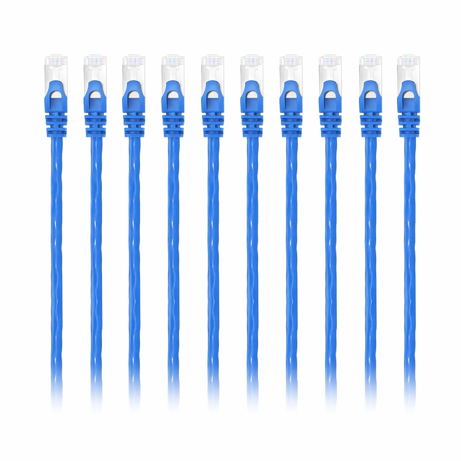 3ft(0.9m) Cat6aツメ折れ防止 シールド付き(SFTP) PVC CM