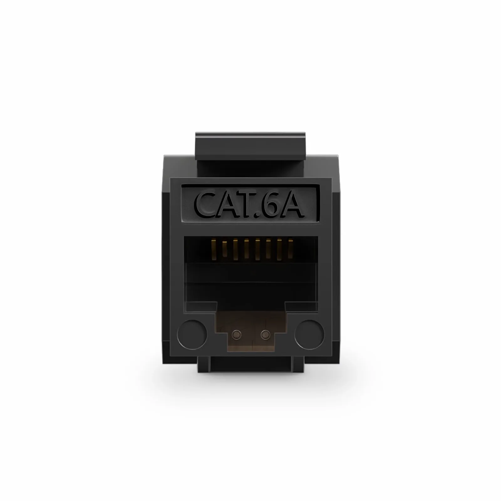 Cat6a RJ45(8P8C) シールドなし パンチダウン キーストーンジャック