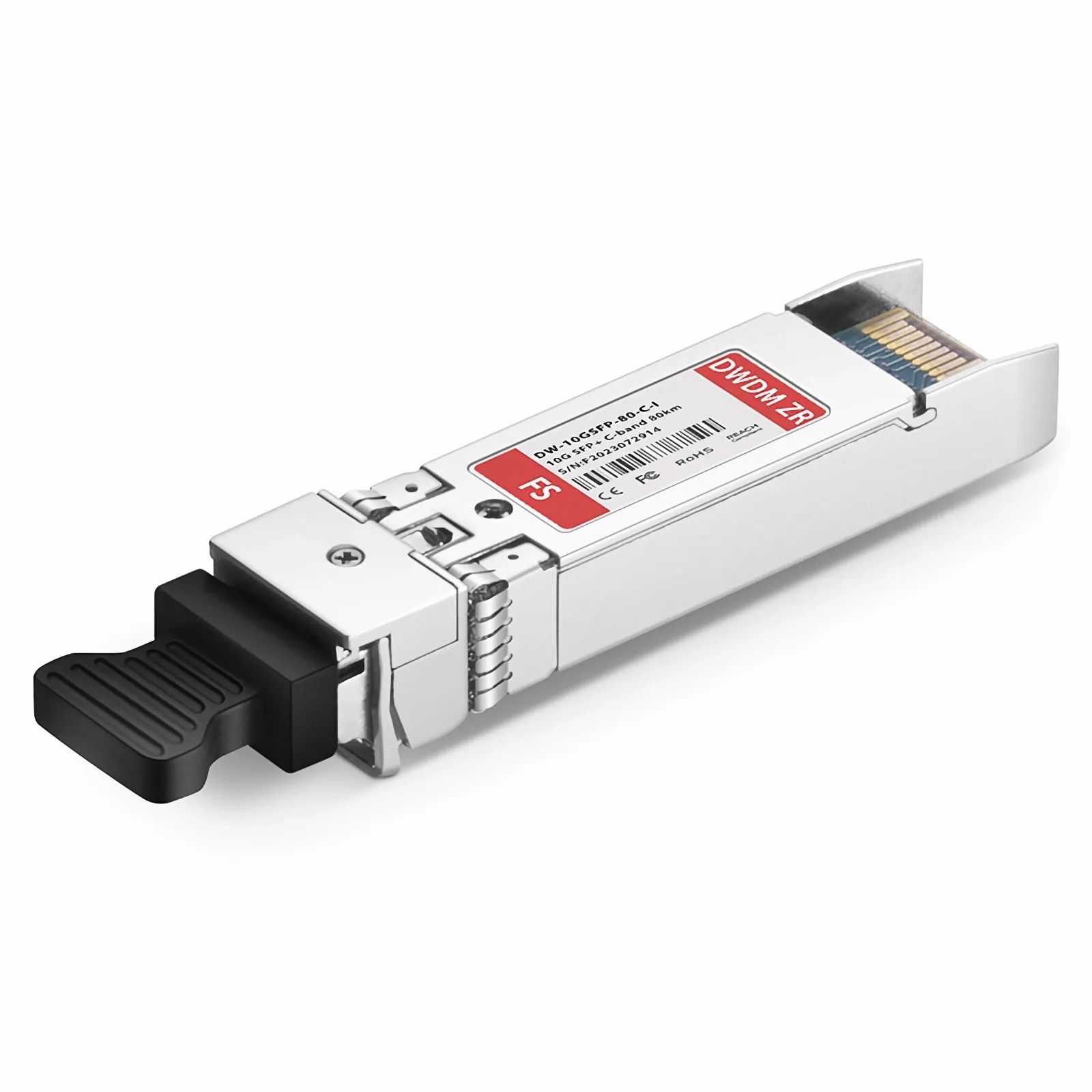 Customized SFP+ 10G DWDM C-band Tunable 96Chs 50GHz 80km Duplex LC/UPC SMF Transceiver Module (Industrial)