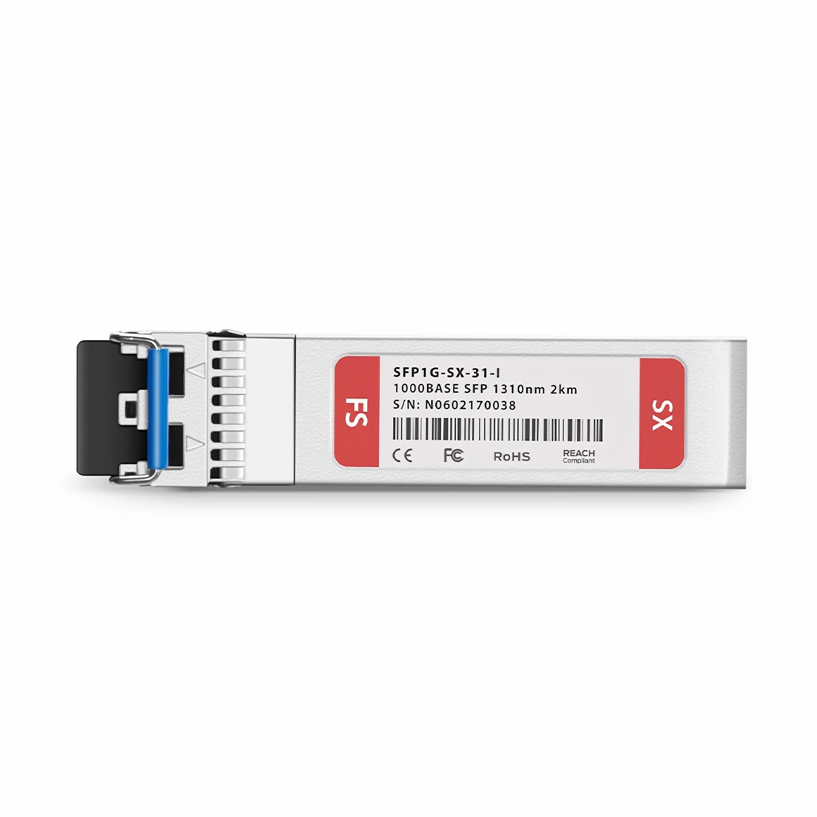 Customized 1000BASE-SX SFP 1310nm 2km Duplex LC SMF/MMF Transceiver Module (Industrial)