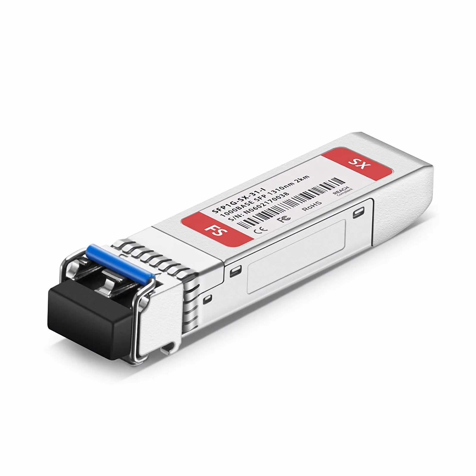 Customized 1000BASE-SX SFP 1310nm 2km Duplex LC SMF/MMF Transceiver Module (Industrial)