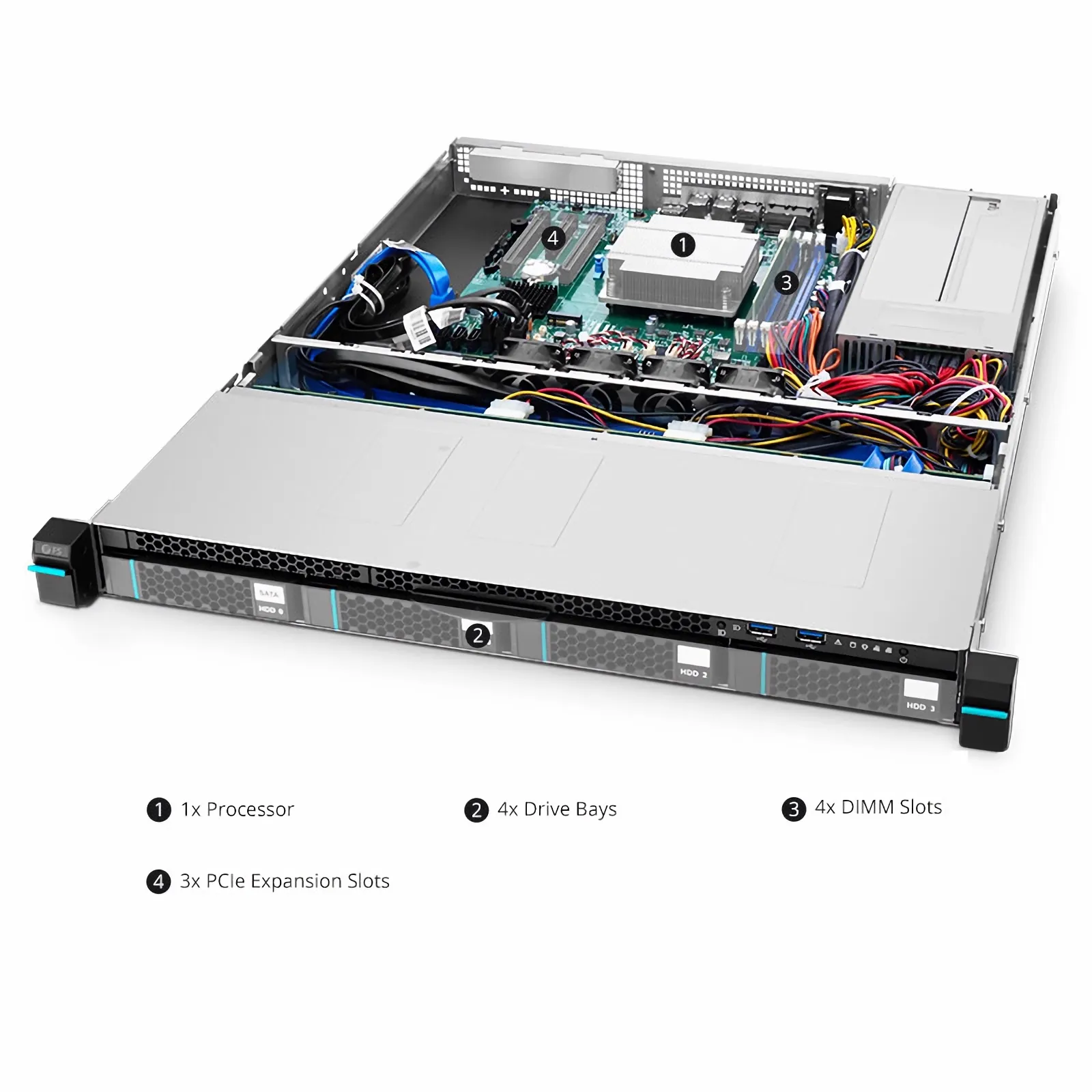 Intel Xeon 1Uラックマウントサーバー 大容量メモリ VCXE-1USS08L1301 | 株式会社 日本コンピューティングシステム