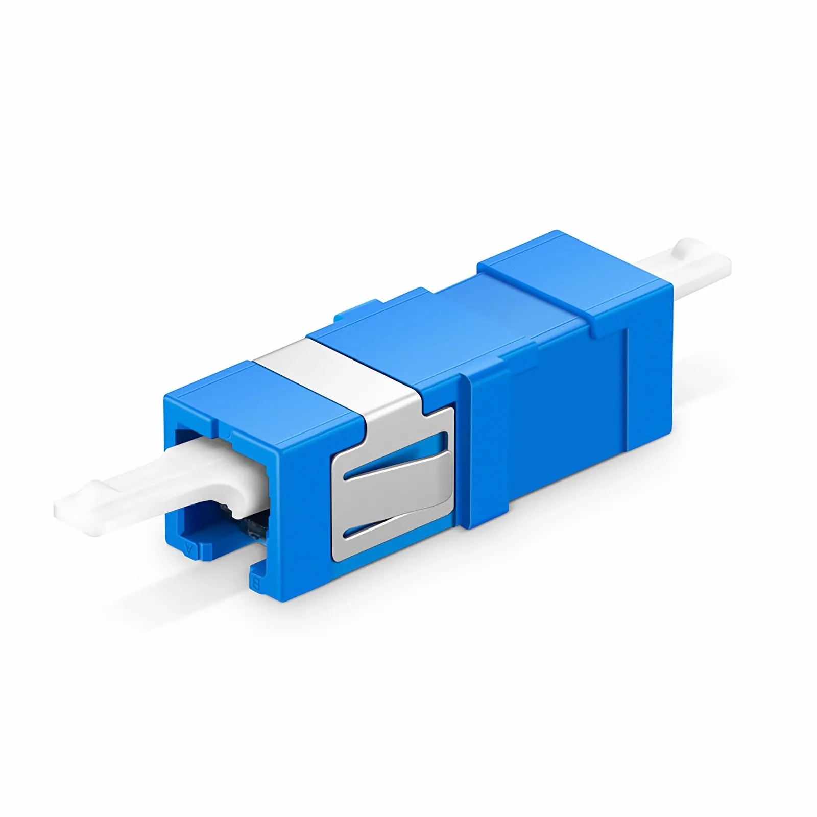 CS&trade;/UPC to CS&trade;/UPC Single Channel (2F) OS2 Single Mode Plastic Fiber Optic Adapter/Coupler without Flange