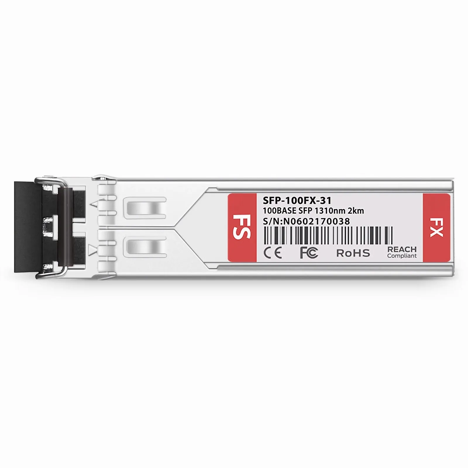 Cisco GLC-FE-100FX Compatible 100BASE-FX SFP 1310nm 2km Duplex LC MMF Transceiver Module