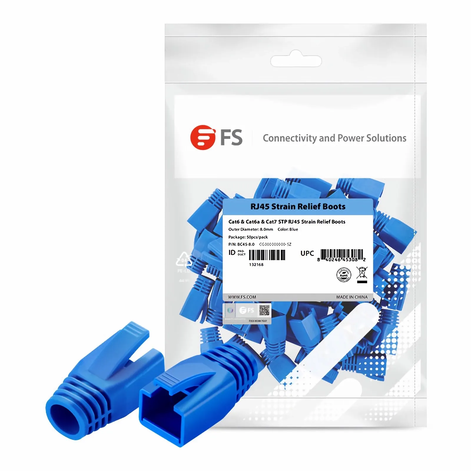 パーツ REDBLUE Cat6/Cat6a/Cat7 RJ45 Strain Relief Boots, 8.0mm OD for Cat6 F/UTP