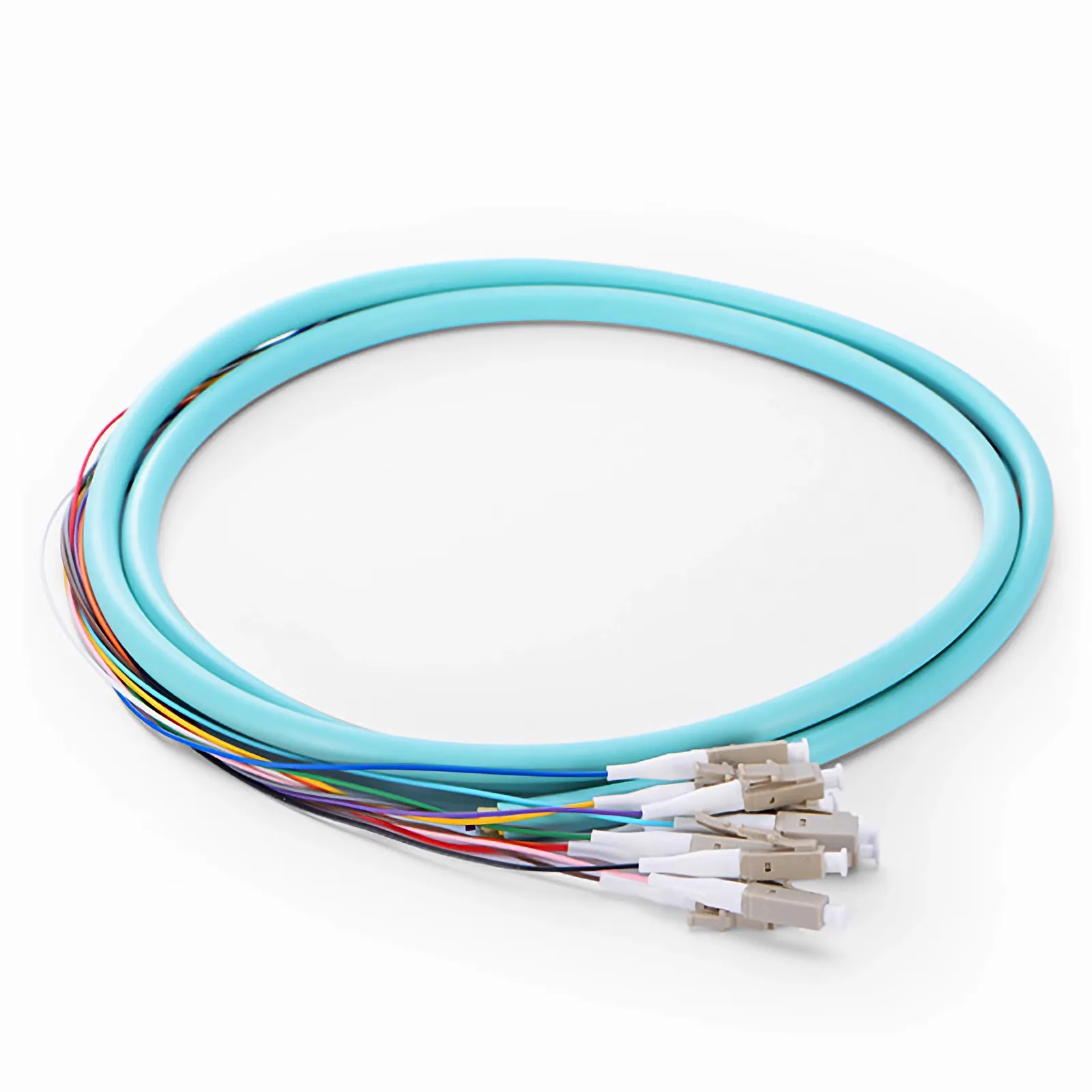 1.5M (5ft) LC/UPC OM4 Bunch Fiber Pigtail - FS.com