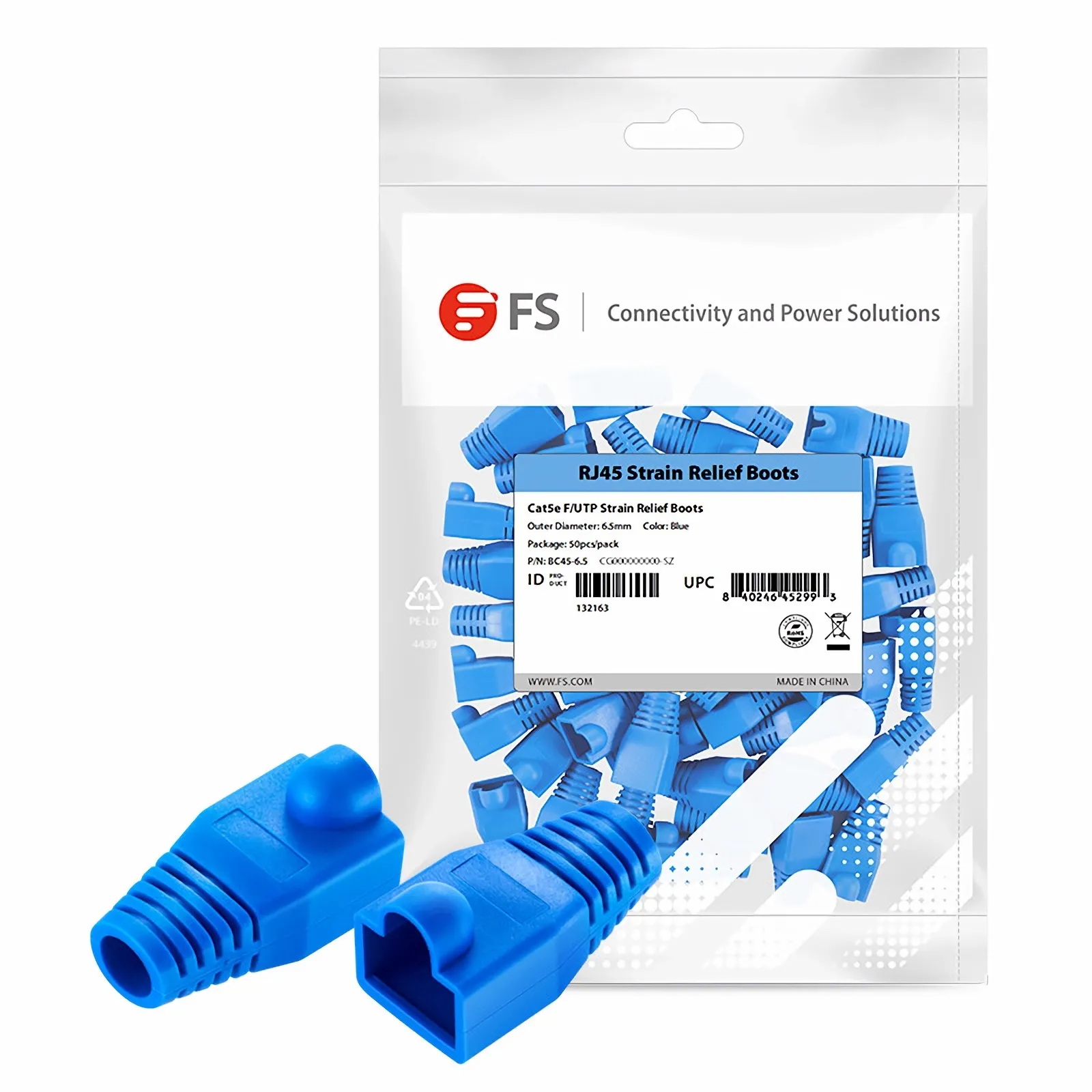 Cat5e RJ45 Strain Relief Boots, 6.5mm OD for Cat5e F/UTP 24AWG