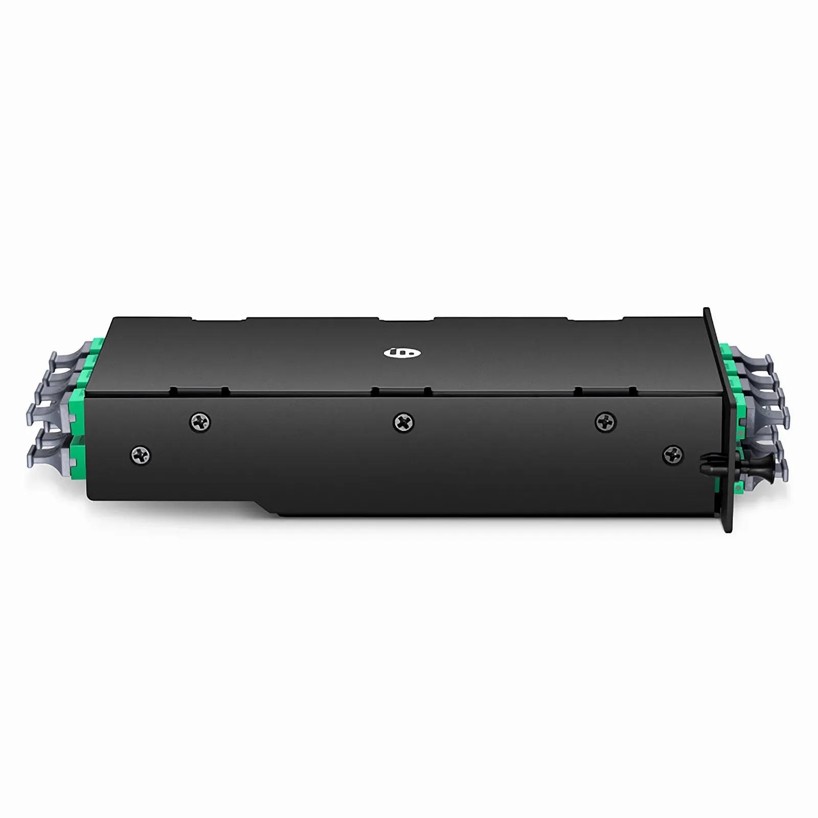 FHD&reg; 8 x MTP&reg;-8 Mesh Cassette, 64 Fibers OS2 Single Mode, Universal, 8 x 8F MTP&reg; to 8 x 8F MTP&reg; (Green), 0.35dB Max.