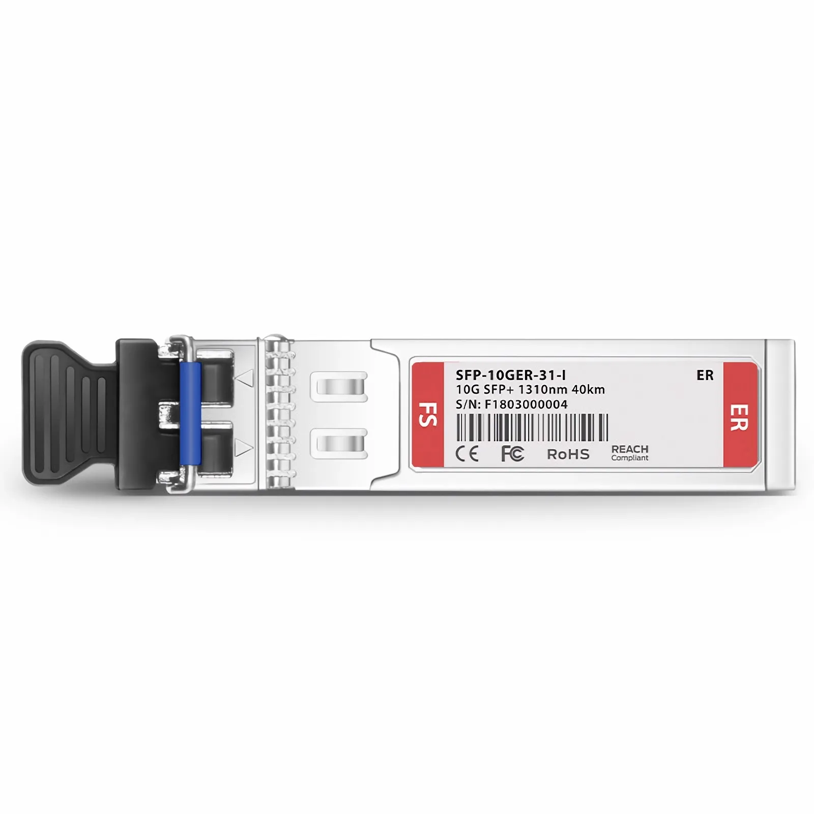 Ericsson Compatible SFP+ 10GBASE-ER 1310nm 40km Duplex LC/UPC SMF Transceiver Module For 4G Wireless (Industrial)
