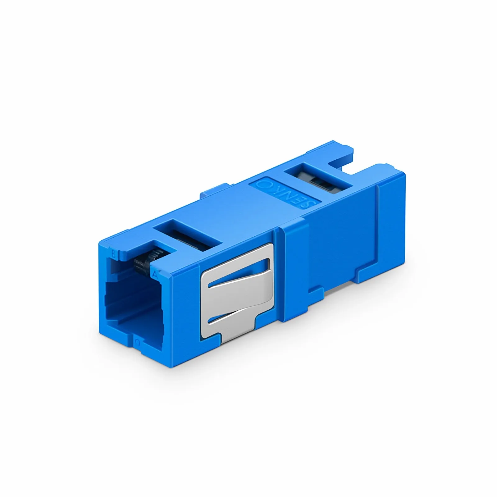 CS&trade;/UPC to CS&trade;/UPC Single Channel (2F) OS2 Single Mode Plastic Fiber Optic Adapter/Coupler without Flange