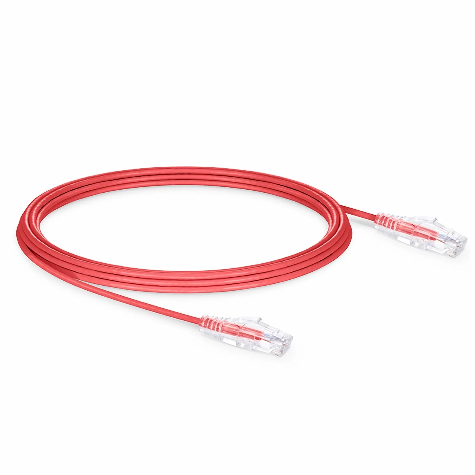 20ft(6.1m) Cat6 28AWG ツメ折れ防止 シールドなし(U/UTP) PVC CM 細径