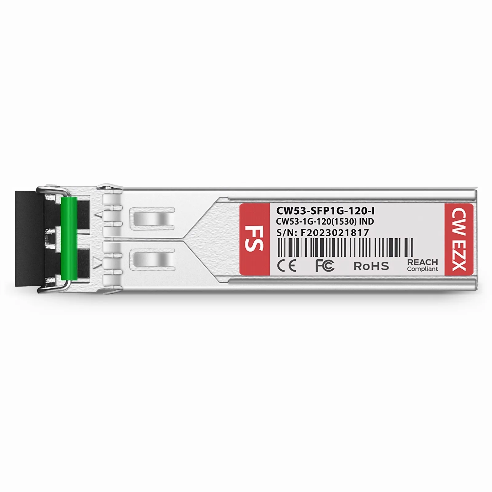 Cisco Compatible SFP 1000BASE-CWDM 1530nm 120km Duplex LC/UPC SMF Transceiver Module (Industrial)