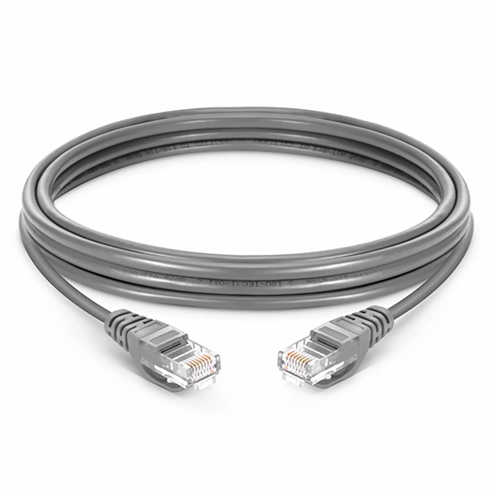 16ft (4.9m) Cat5e Snagless Unshielded (U/UTP) PVC Ethernet Network Patch Cable, Gray