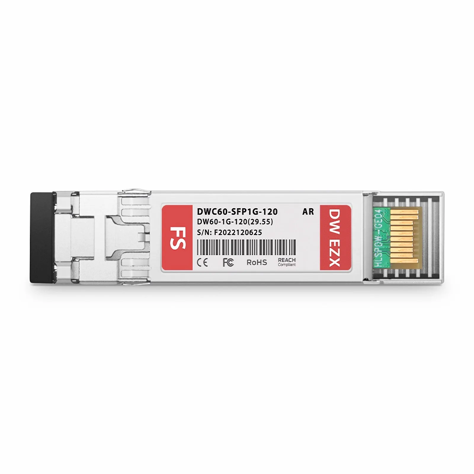 HPE Aruba C60 Compatible SFP 1000BASE-DWDM 1529.55nm 100GHz 120km