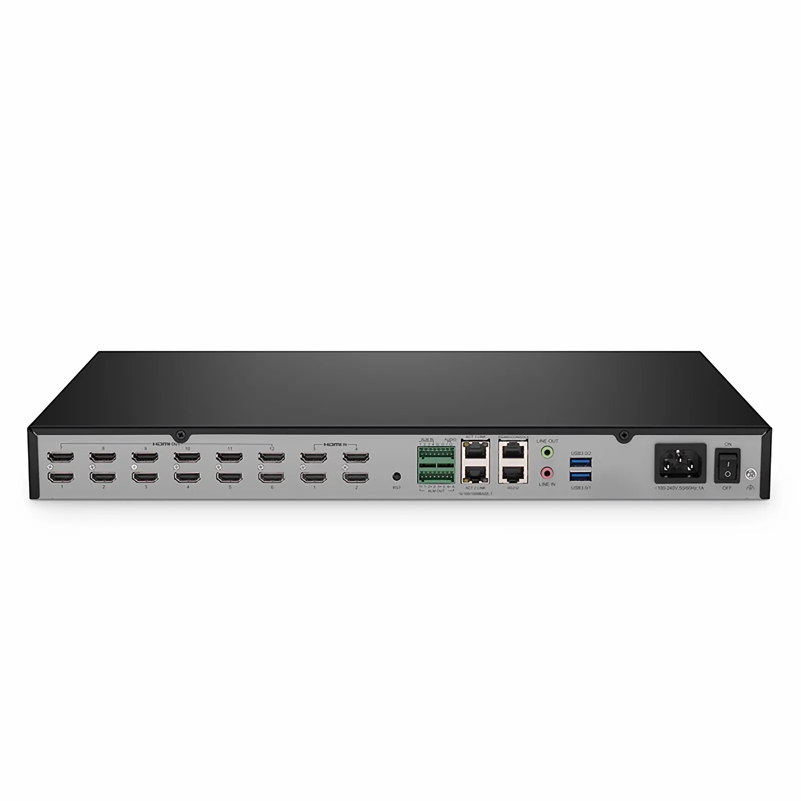 NVD3512-12M, 12-Channel 12MP Network Video Decoder, H.265, 12x HDMI Output & 4x HDMI Input