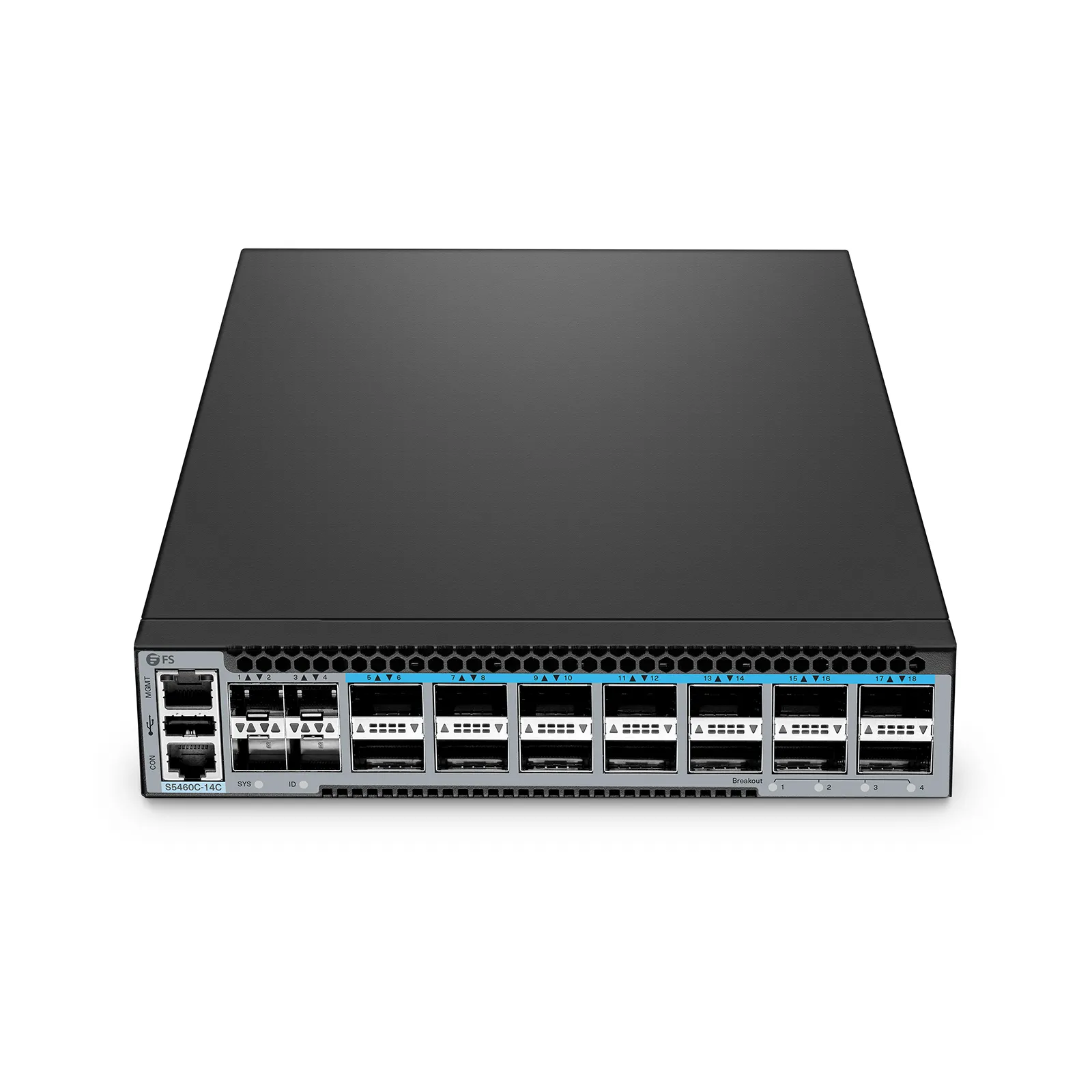 S5460C-14C、18ポート イーサネットL3ハーフサイズスイッチ、14x100Gb