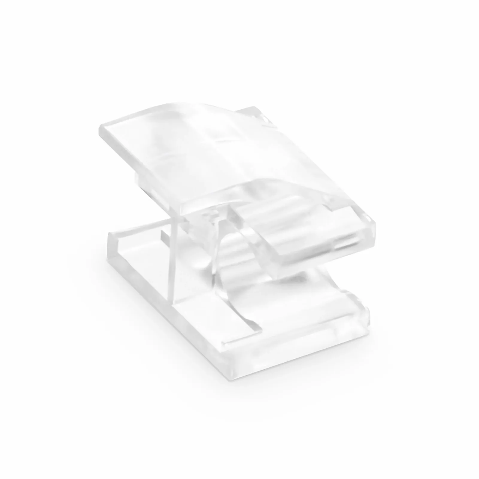 Fiber Optic LC Duplex Clip, Transparent, 100 PCS/Pack