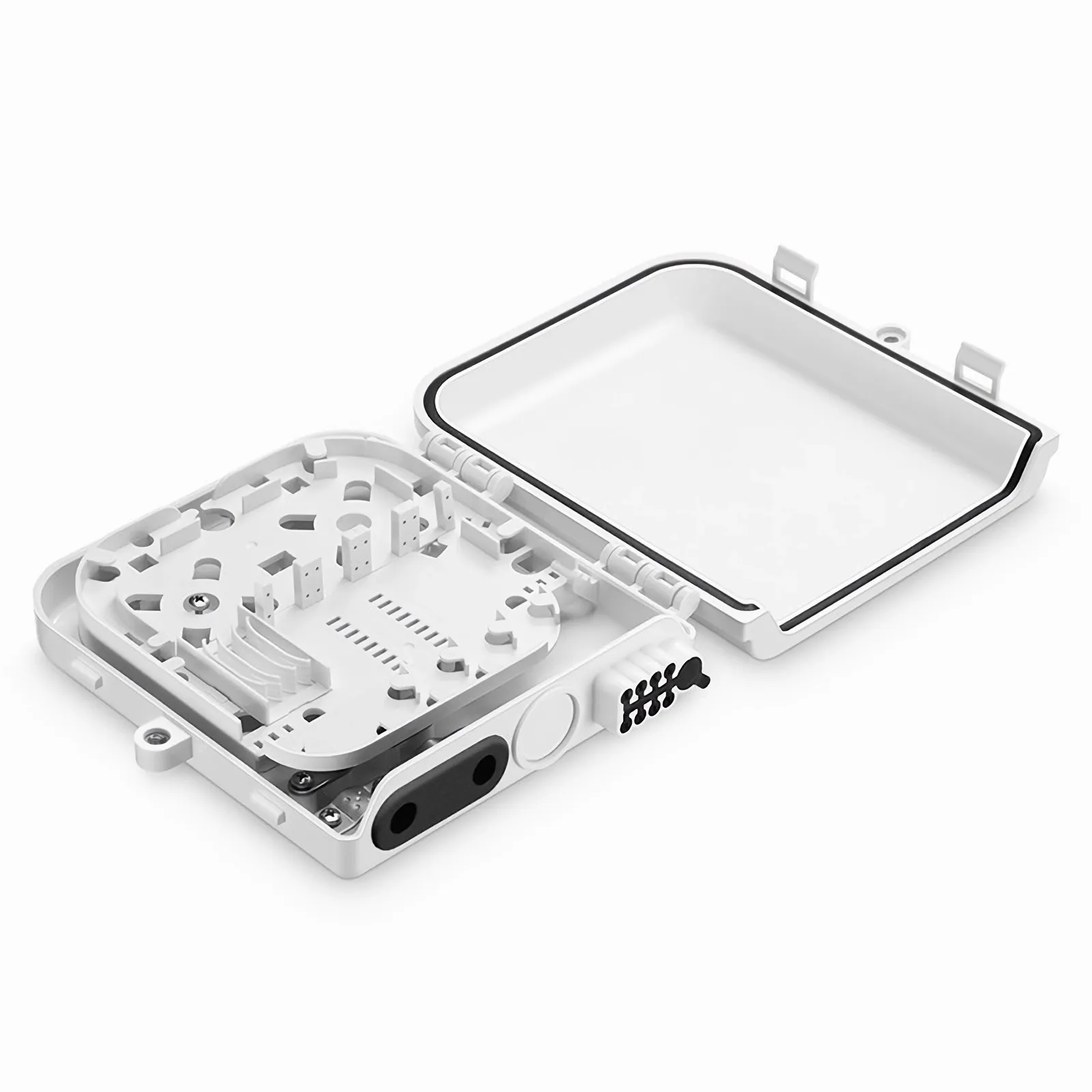 8芯 光成端箱(SCシンプレックス/LCデュプレックス、IP55、壁/ポールへ
