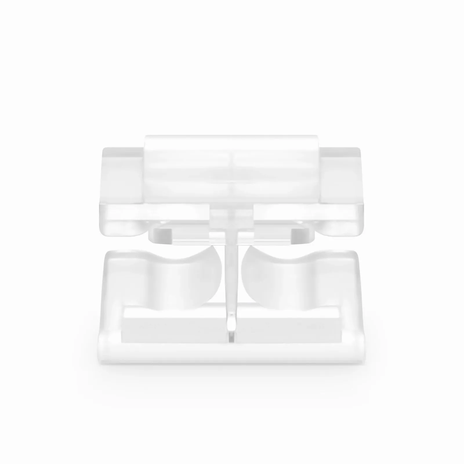 Fiber Optic LC Duplex Clip, Transparent, 100 PCS/Pack