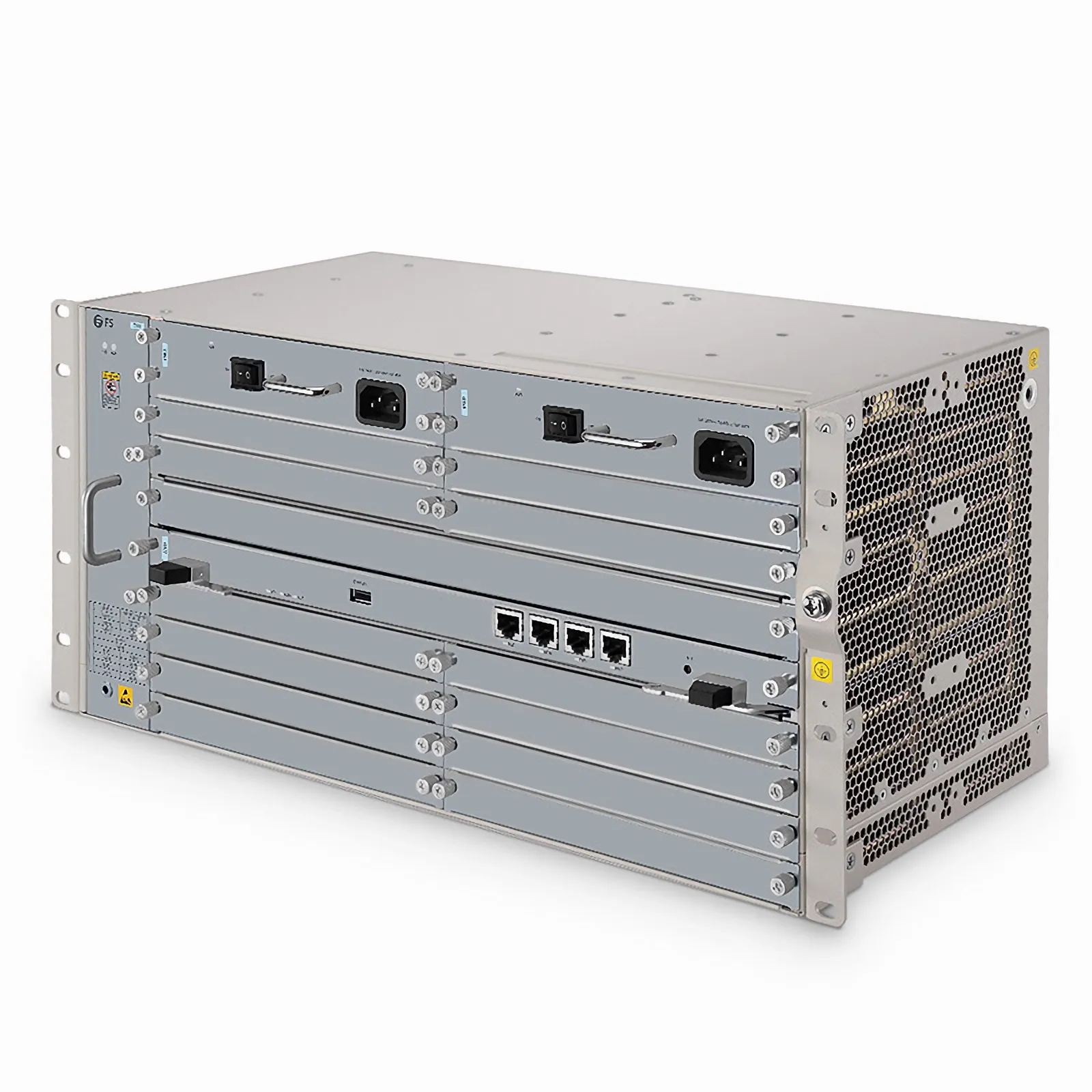 MS8100-CH5U, 12 Slots 5U Managed Unloaded Chassis, with MS-OTN Architecture, Support OTN/PTN/SDH, Redundant AC PSUs, Support FCP MS Management