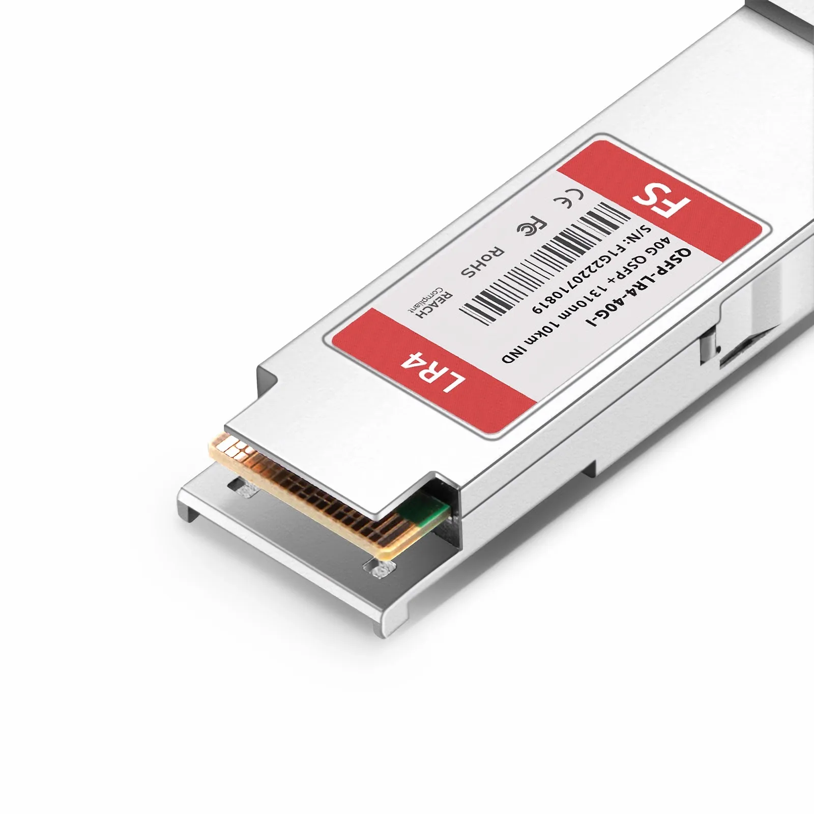 Cisco Compatible 40GBASE-LR4 QSFP+ 1310nm 10km Duplex LC/UPC SMF Transceiver Module (Industrial)