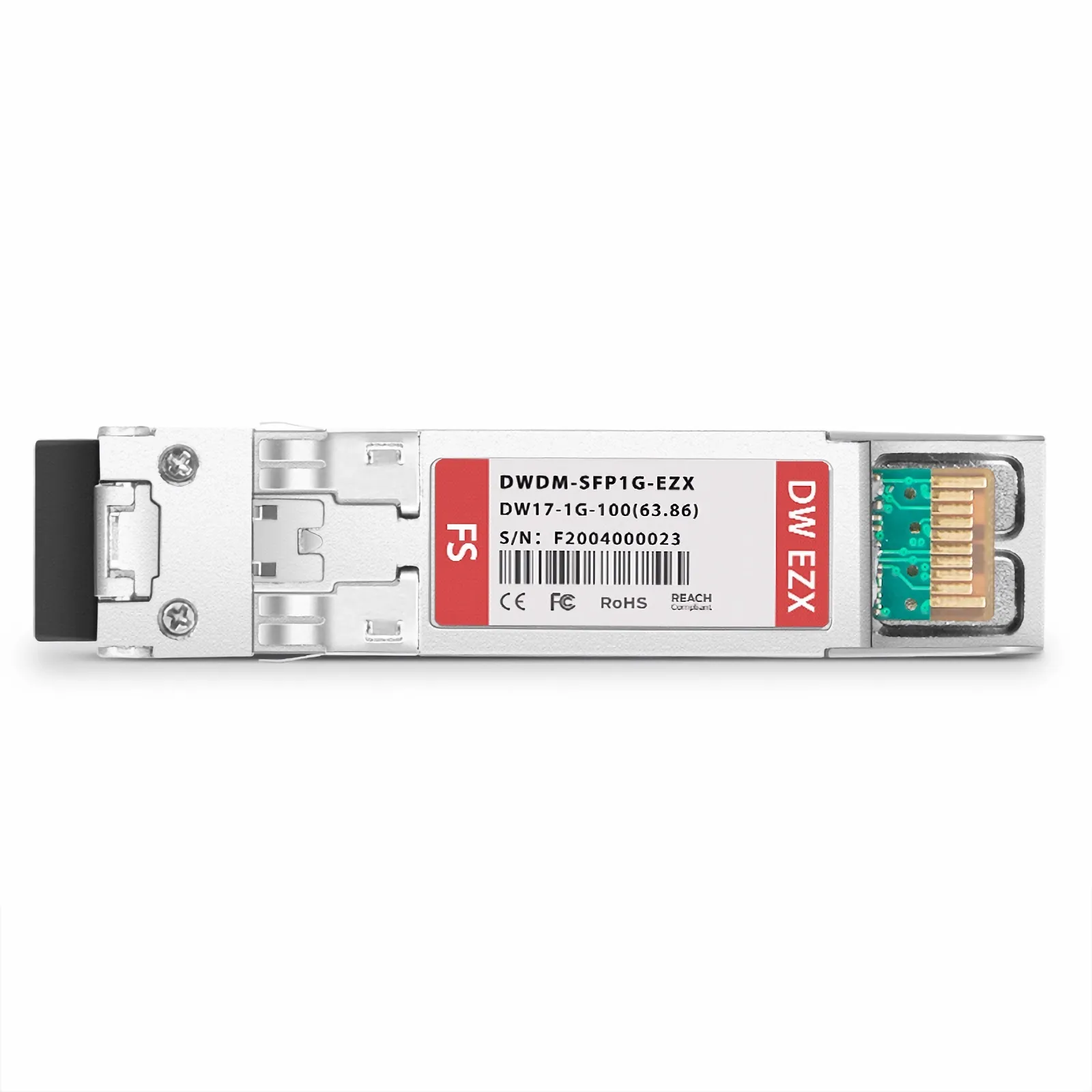 Cisco C17 DWDM-SFP-6386 Compatible SFP 1000BASE-DWDM 1563.86nm 100GHz 100km Duplex LC/UPC SMF Transceiver Module