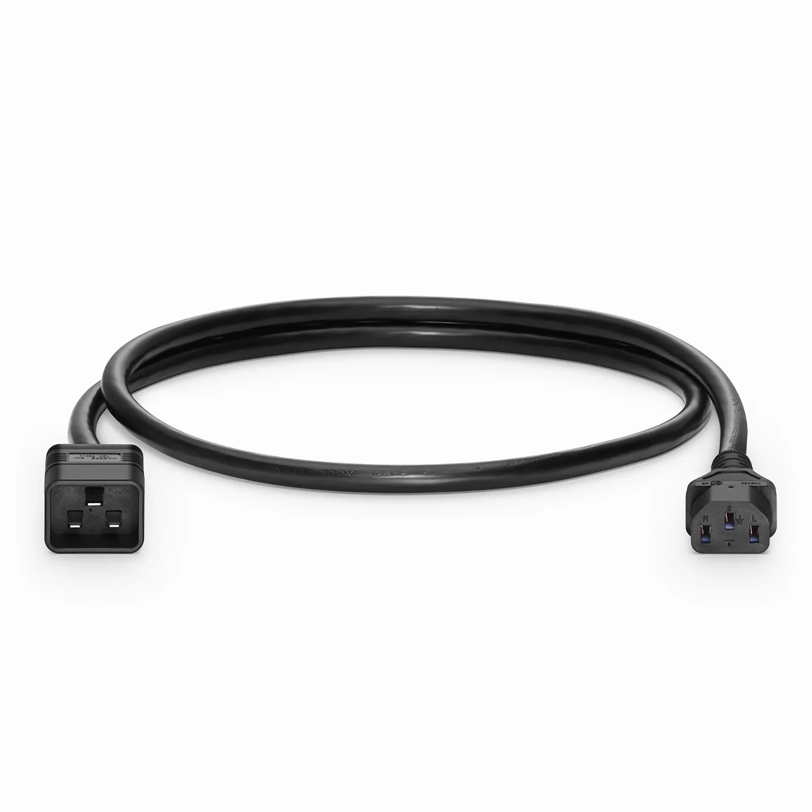 3ft(0.9m) 14AWG 250V/10A 電源コード(IEC60320 C20 - IEC60320 C13